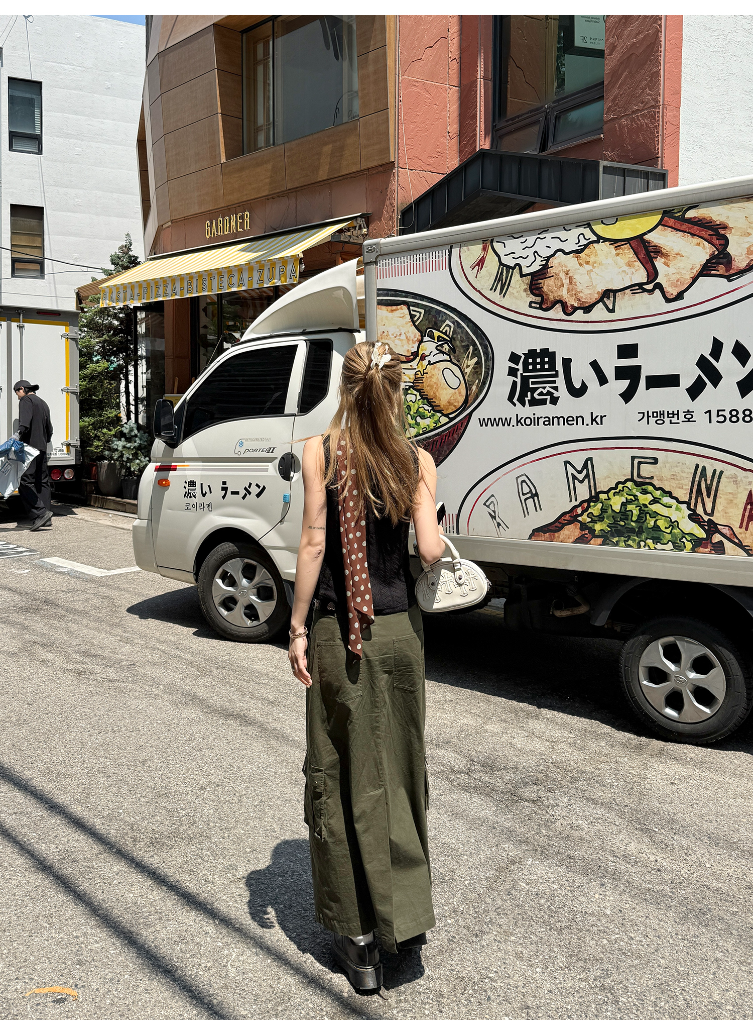 LelyMooch Aラインミディスカート  LEM172