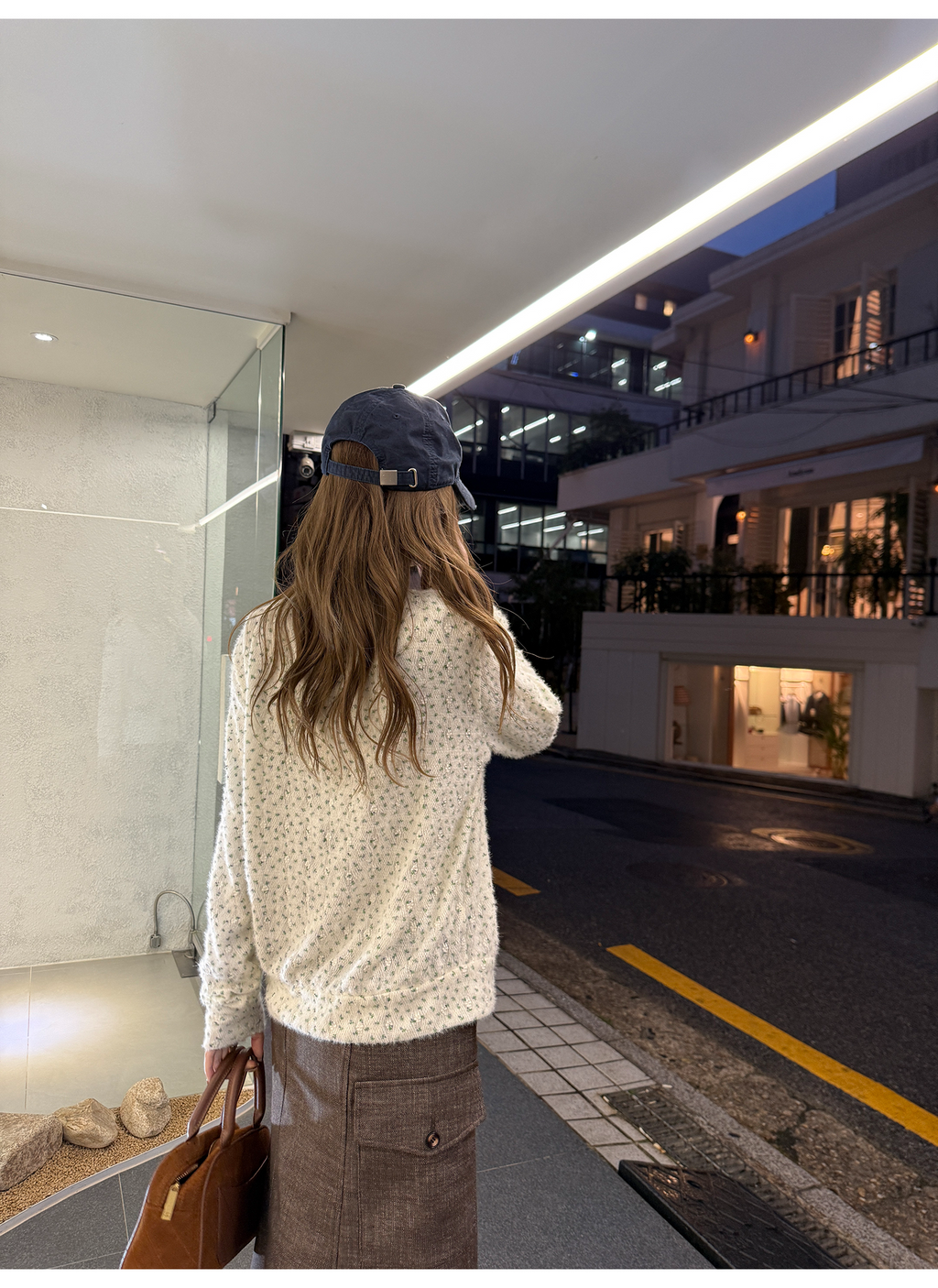 LelyMooch 花柄ふわもちニット　LEM254