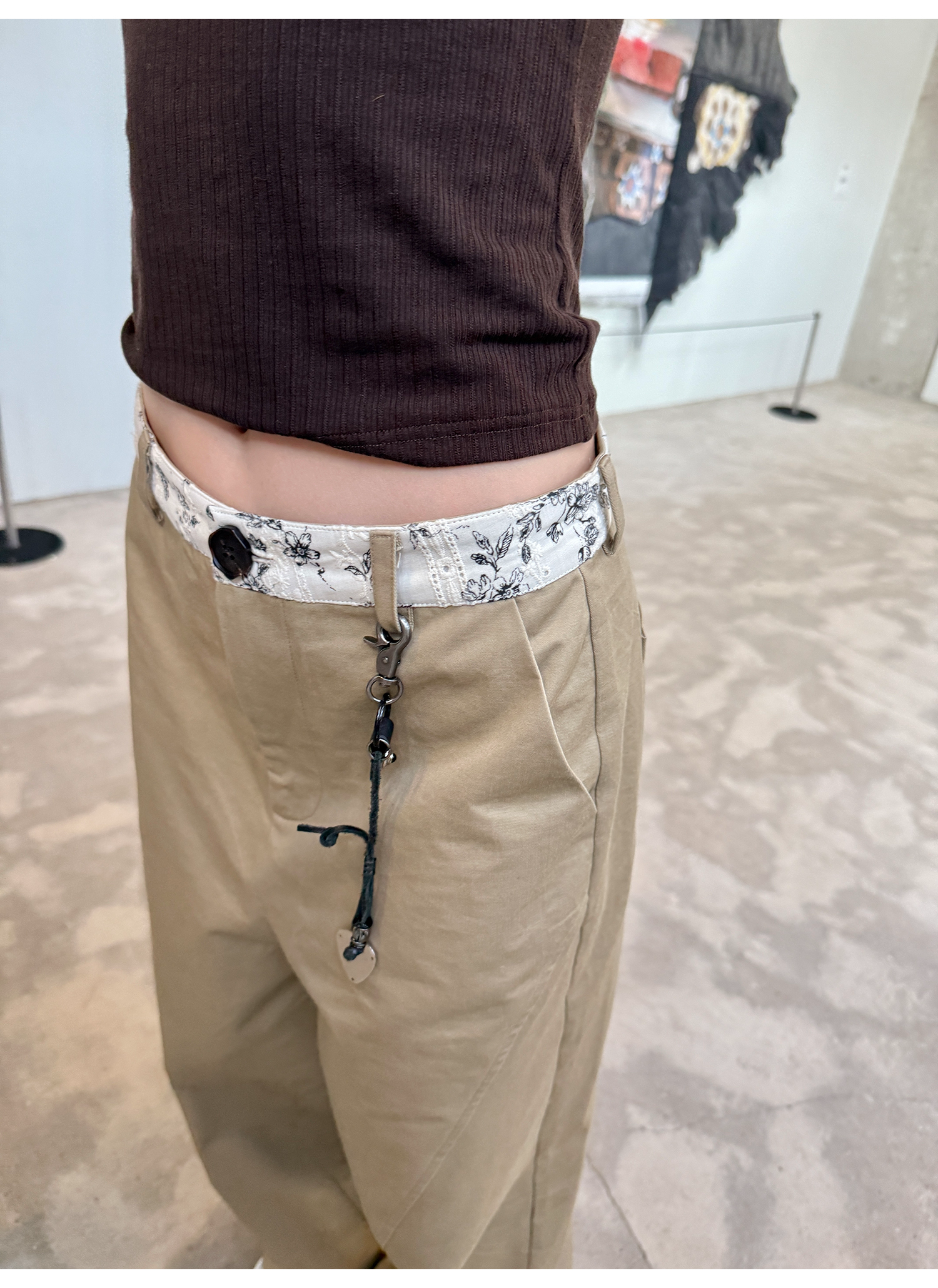 LelyMooch 黄金比カットチノパン  LEM174