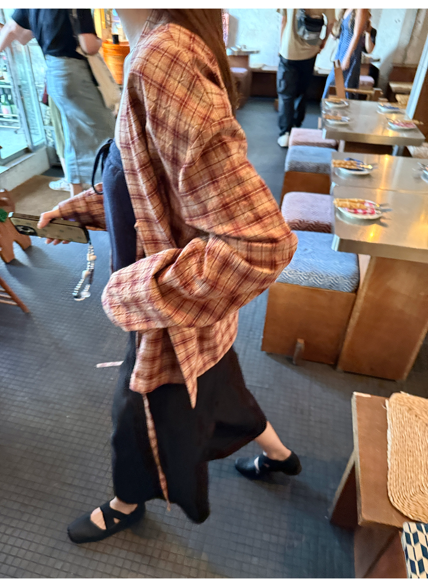 LelyMooch ローブ風リラックスカーデ  LEM211