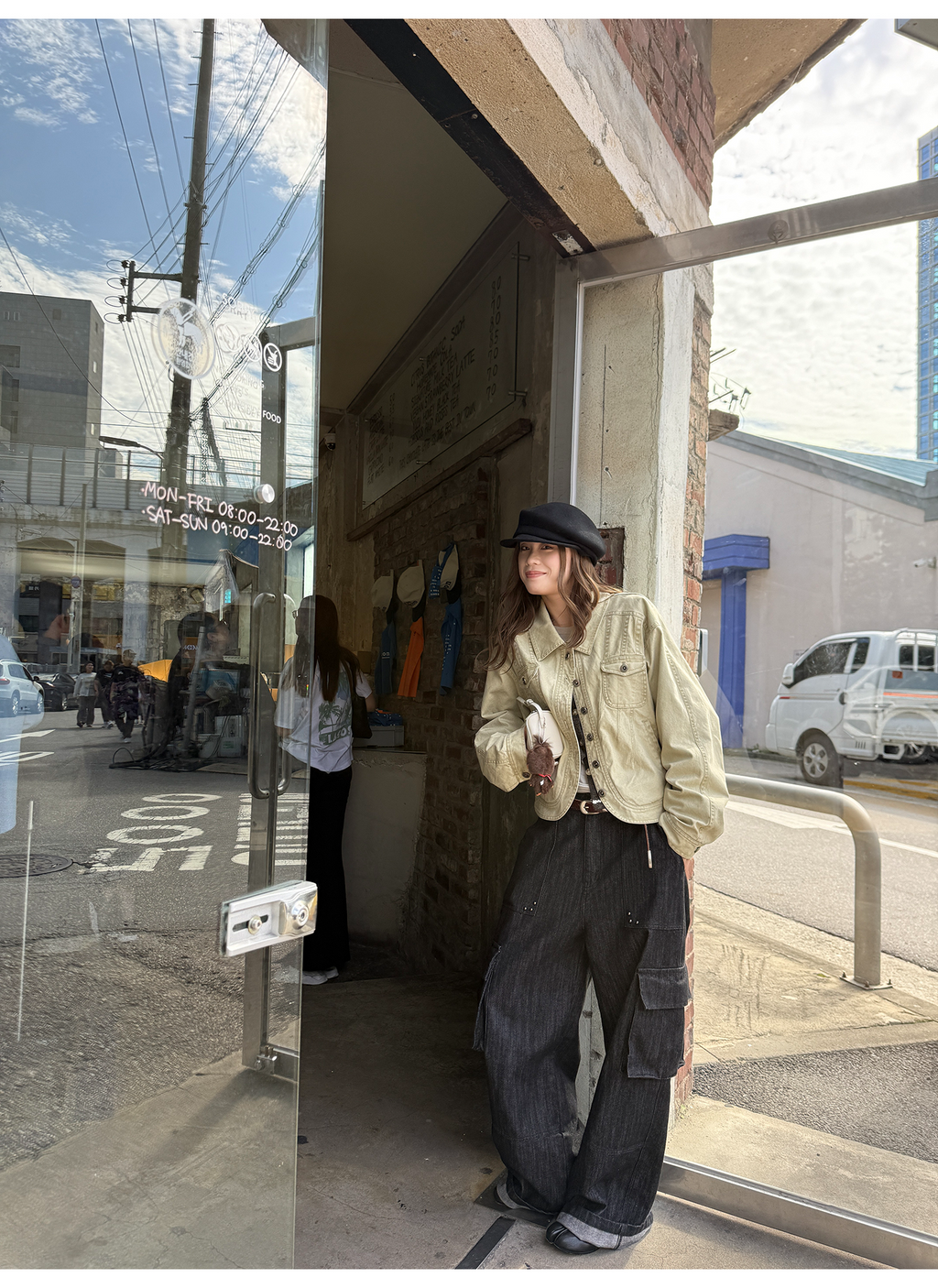 LelyMooch 裏フリースショートジャケット  LEM256