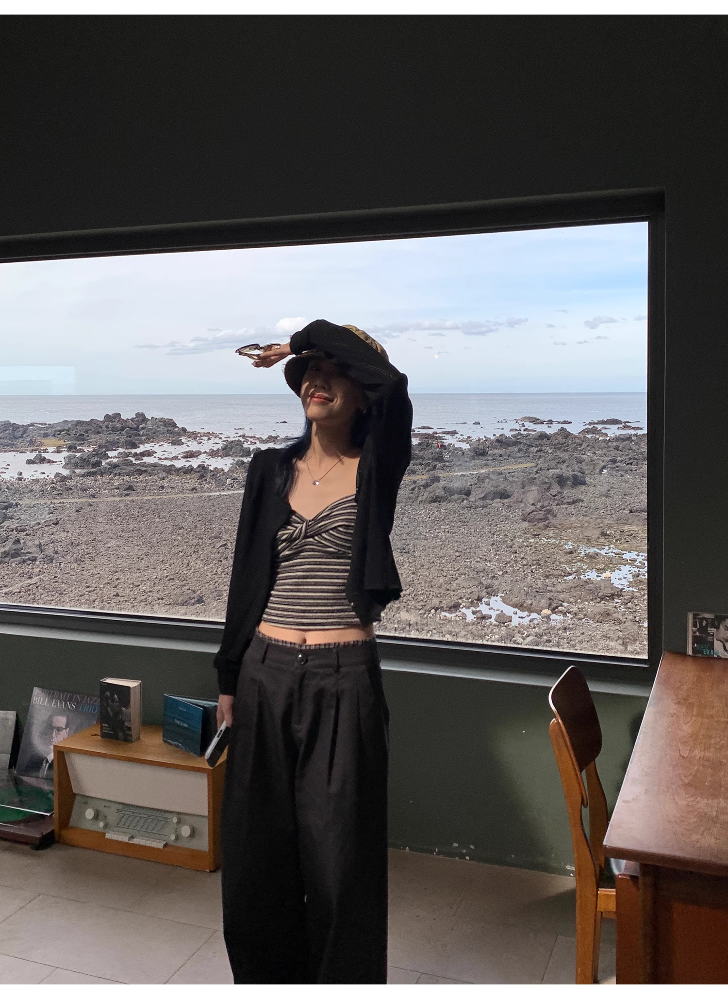 LelyMooch  ウォッシュコットン ワイドパンツ  LEM068