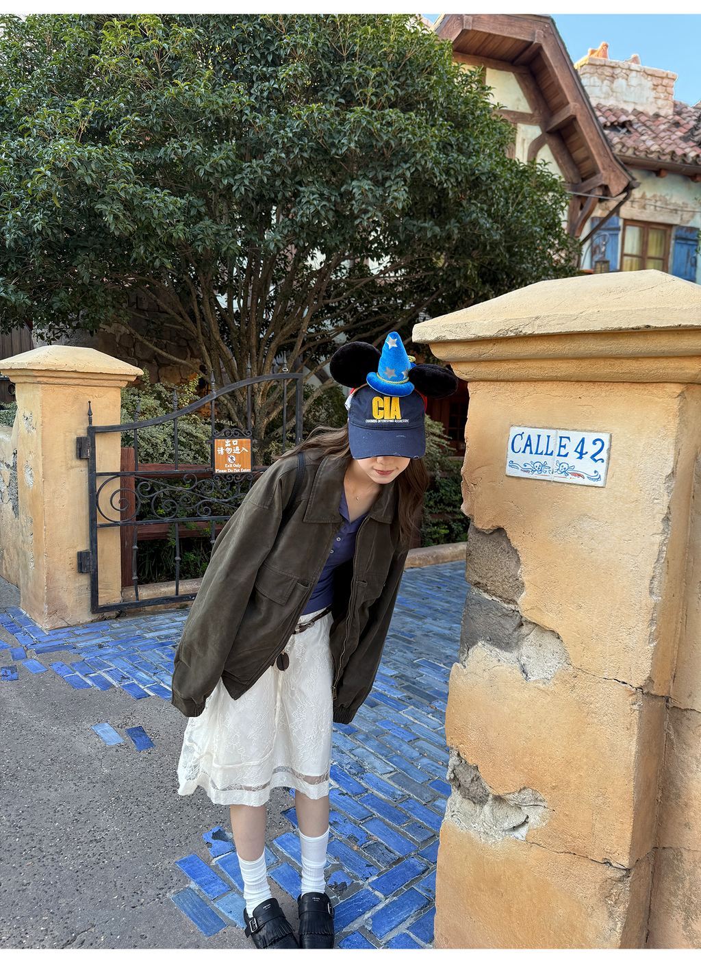 LelyMooch ハリ感レース×ドロストスカート  LEM239