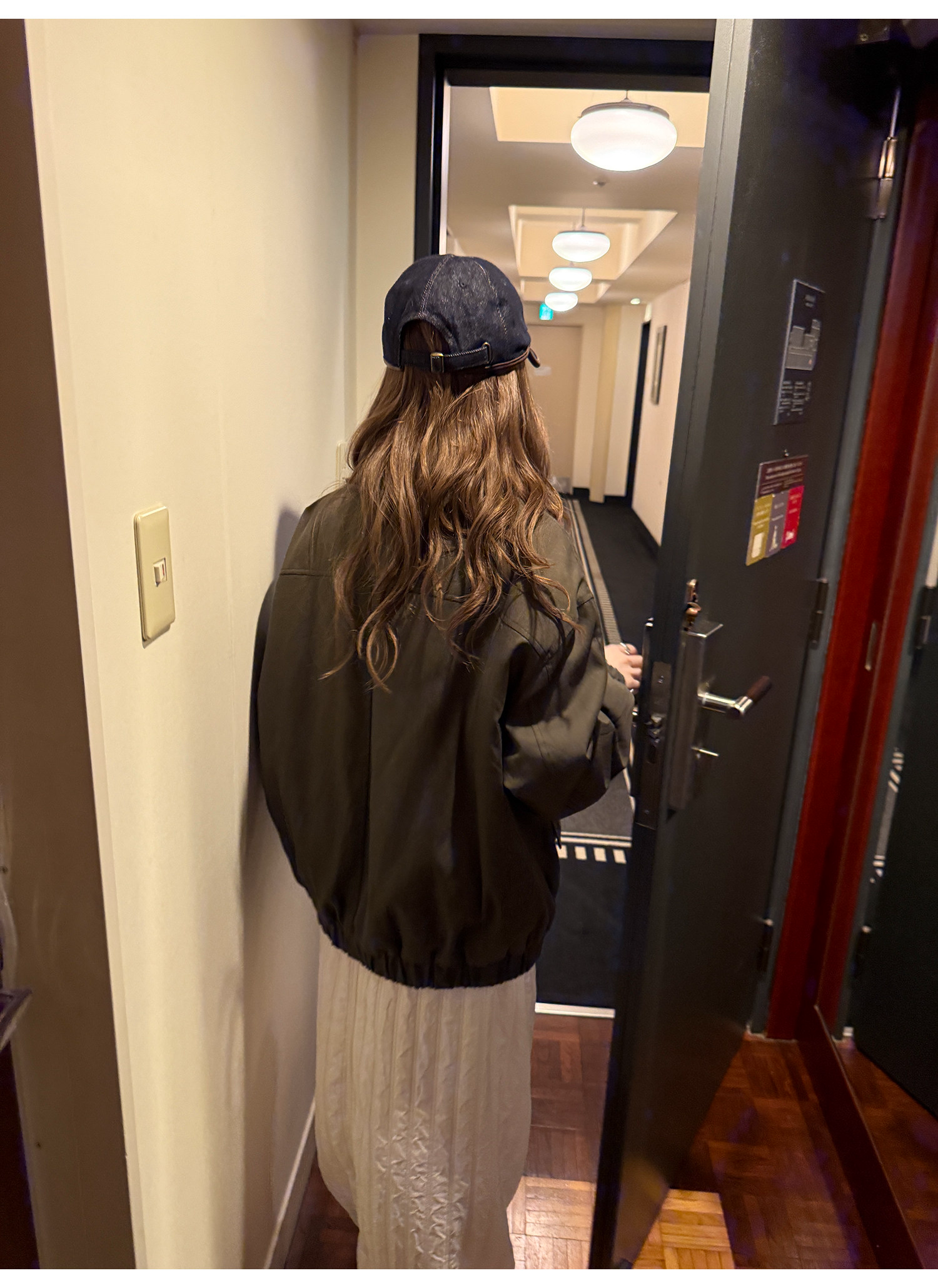 LelyMooch 2種類の襟を自由に切り替え・中綿ジャケット  LEM282