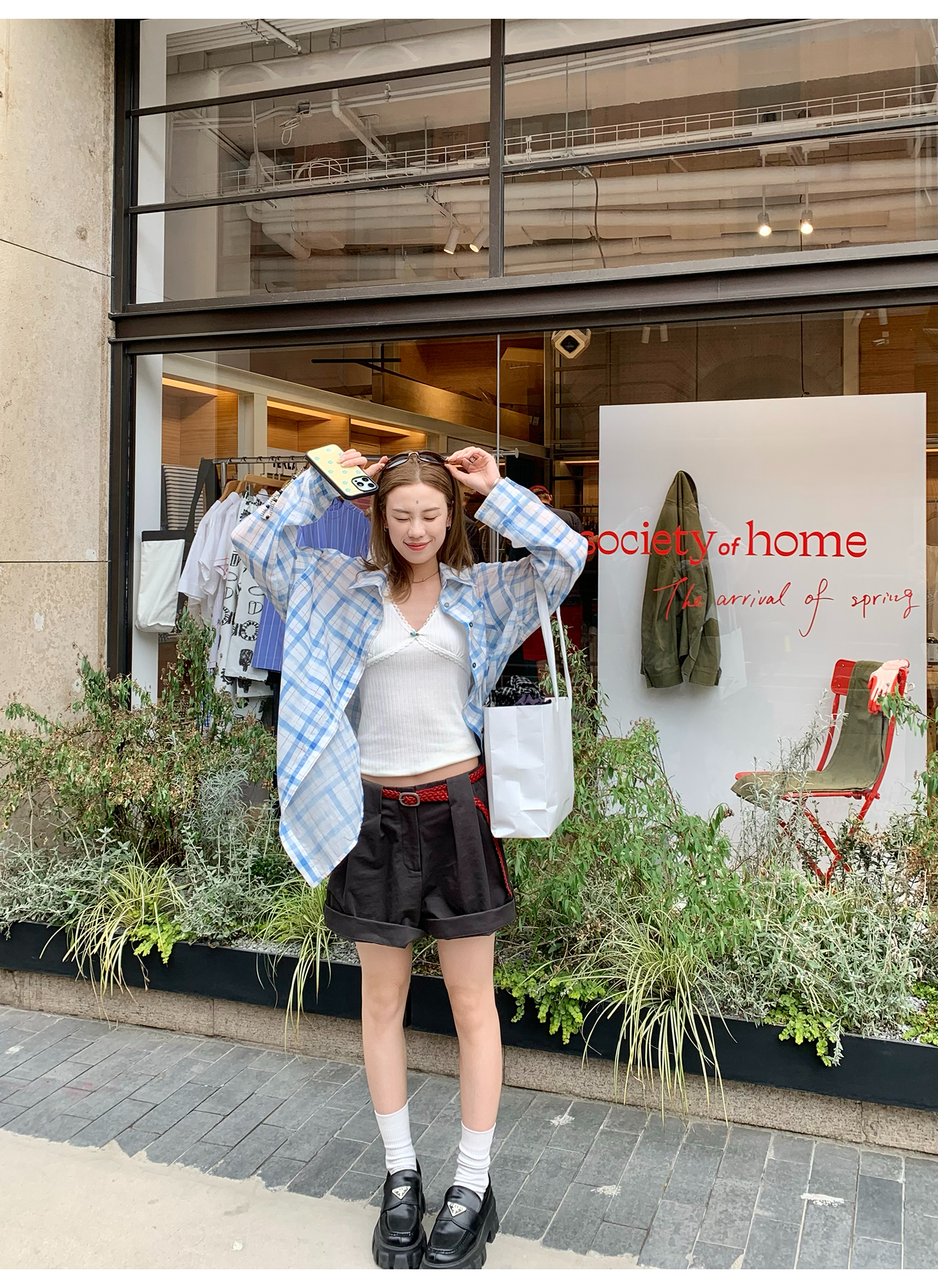 LelyMooch 楽ちん×細見え！2WAYロールアップショーパン  LEM161