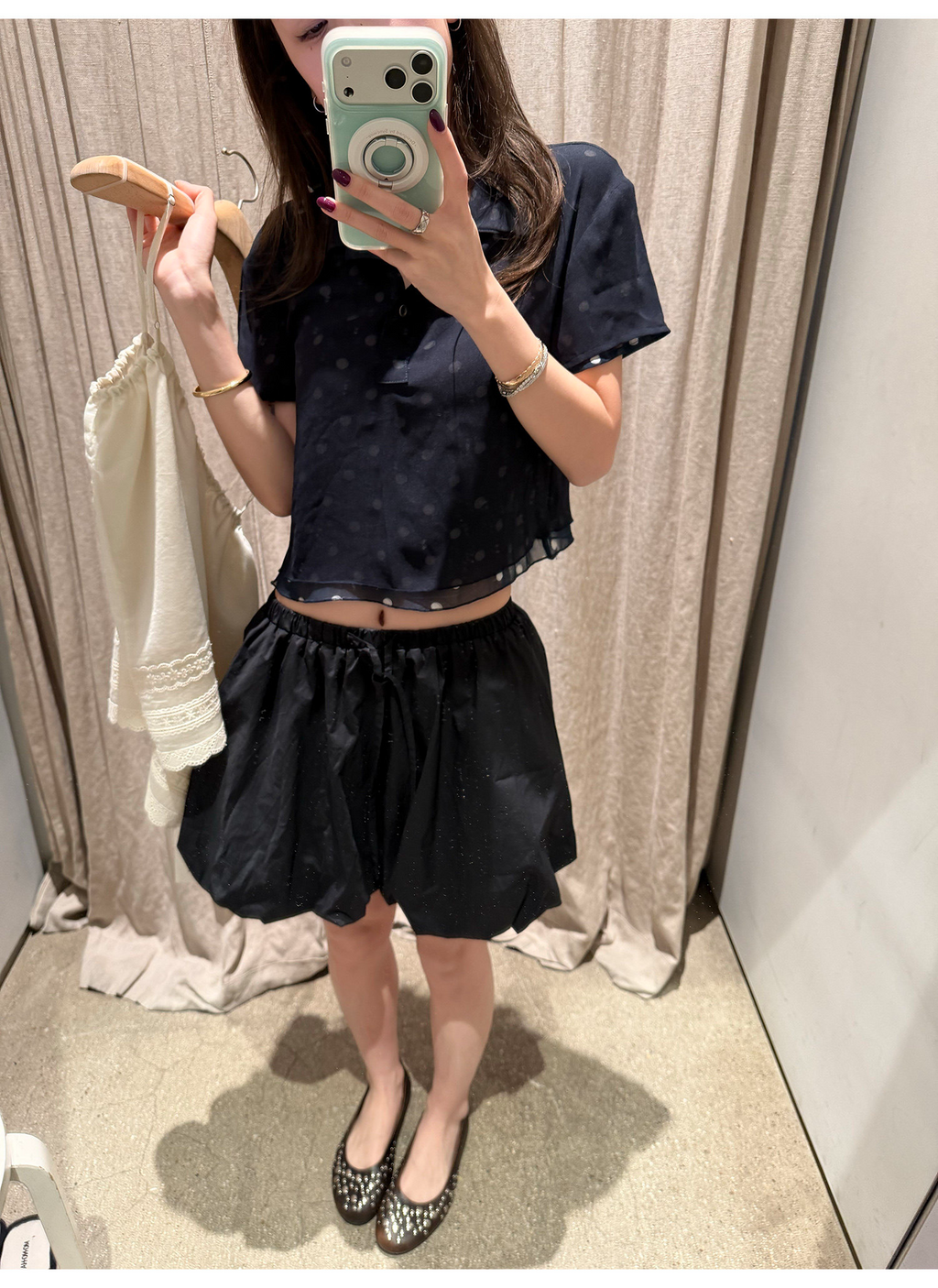 LelyMooch 梅雨も涼しく！ふんわりバルーンキュロット  LEM366