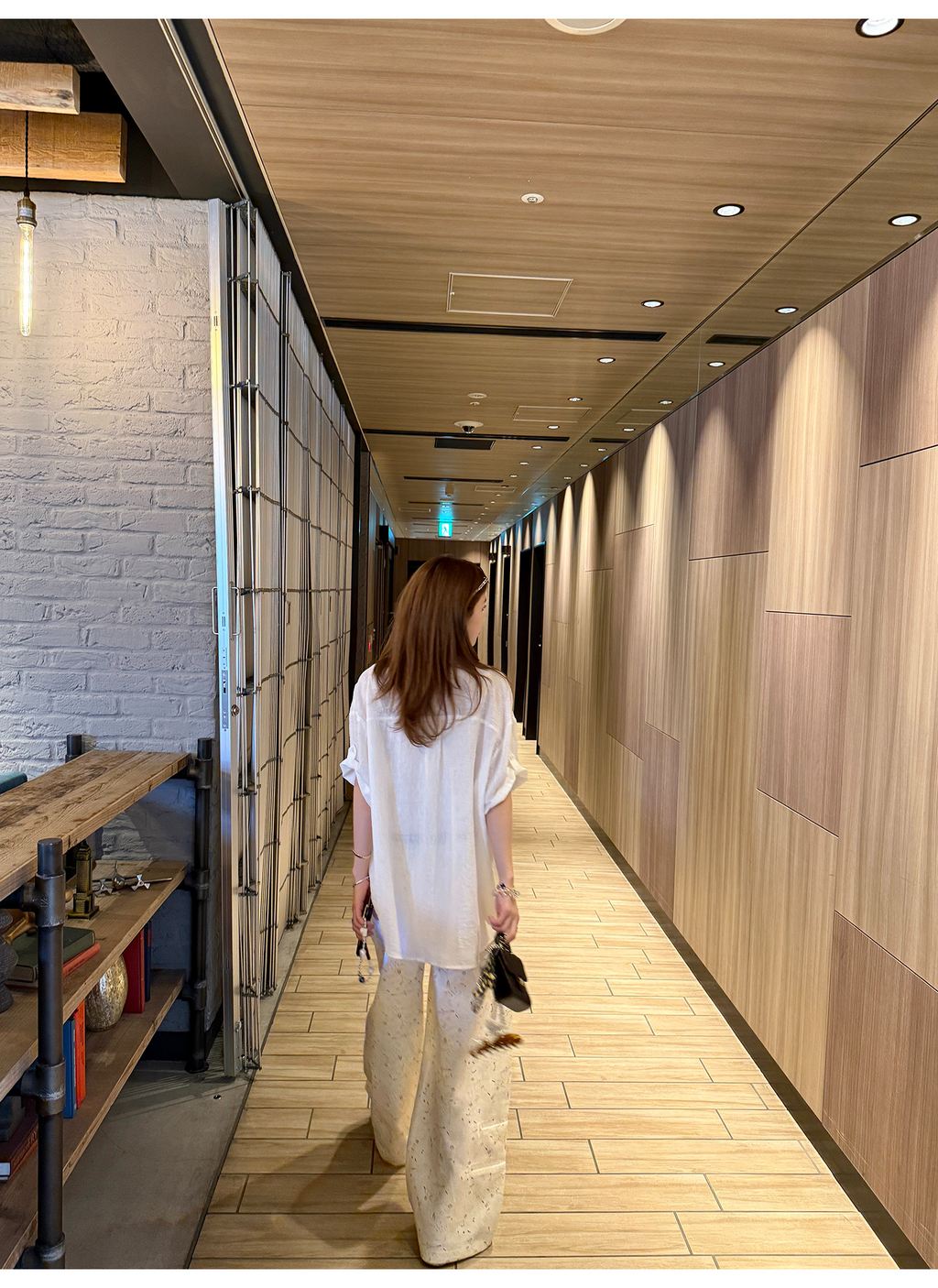 LelyMooch アート柄ルーズフィットパンツ  LEM183