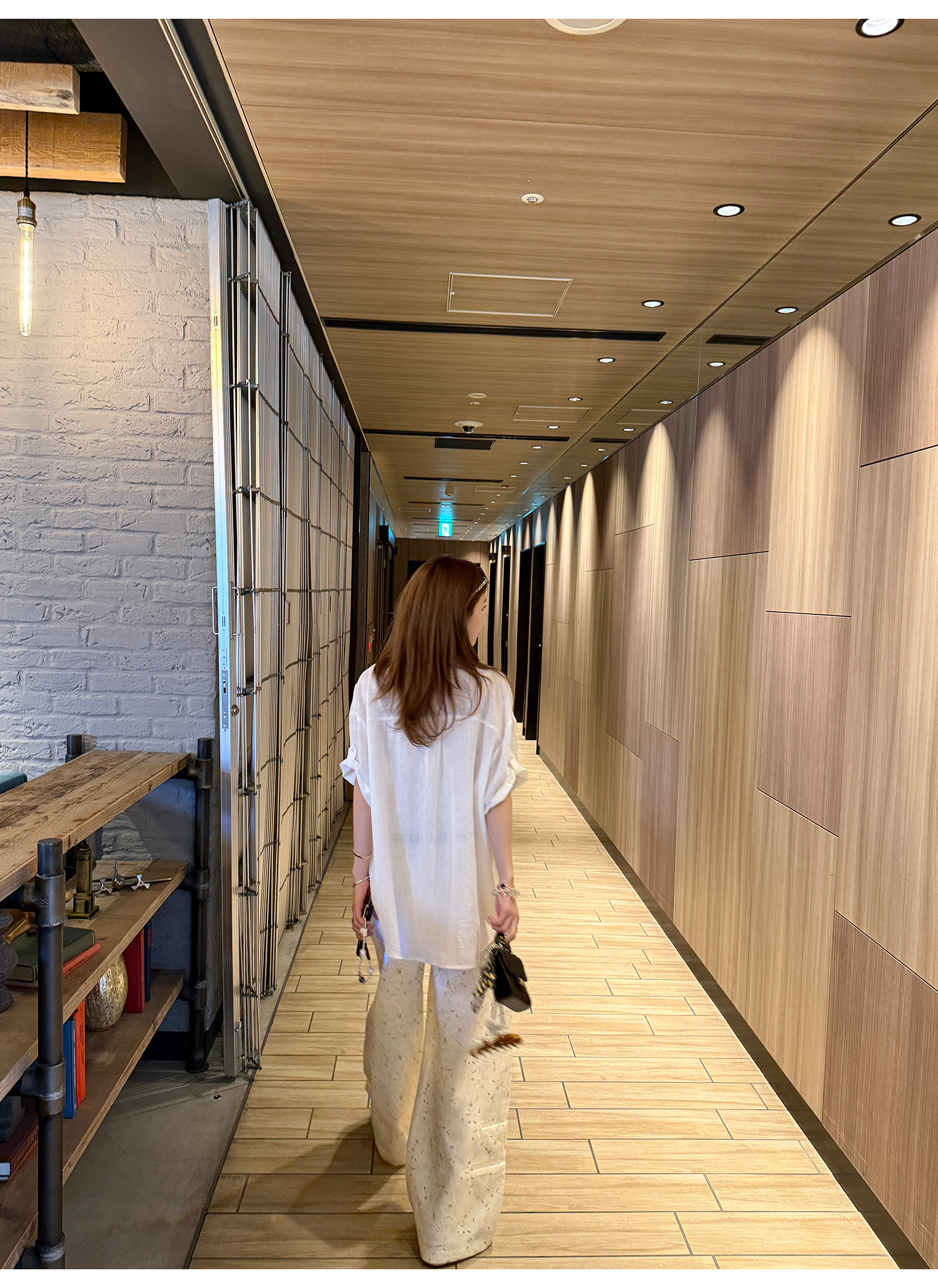 LelyMooch アート柄ルーズフィットパンツ  LEM183