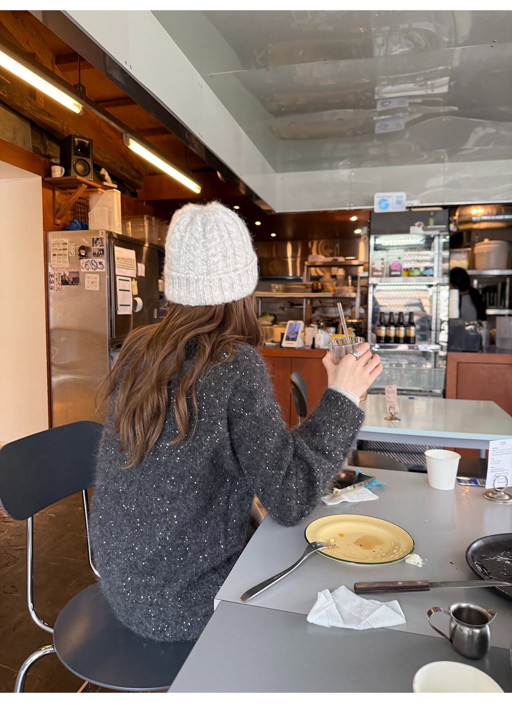 LelyMooch スパンコール入りカシミヤ混ニット  LEM267