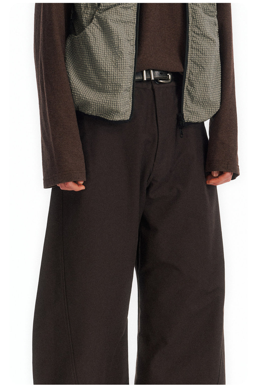 LOM030 Stesso modello Pantaloni ampi a curva 3D resistenti alle rughe e rinfrescanti al tatto LOM060