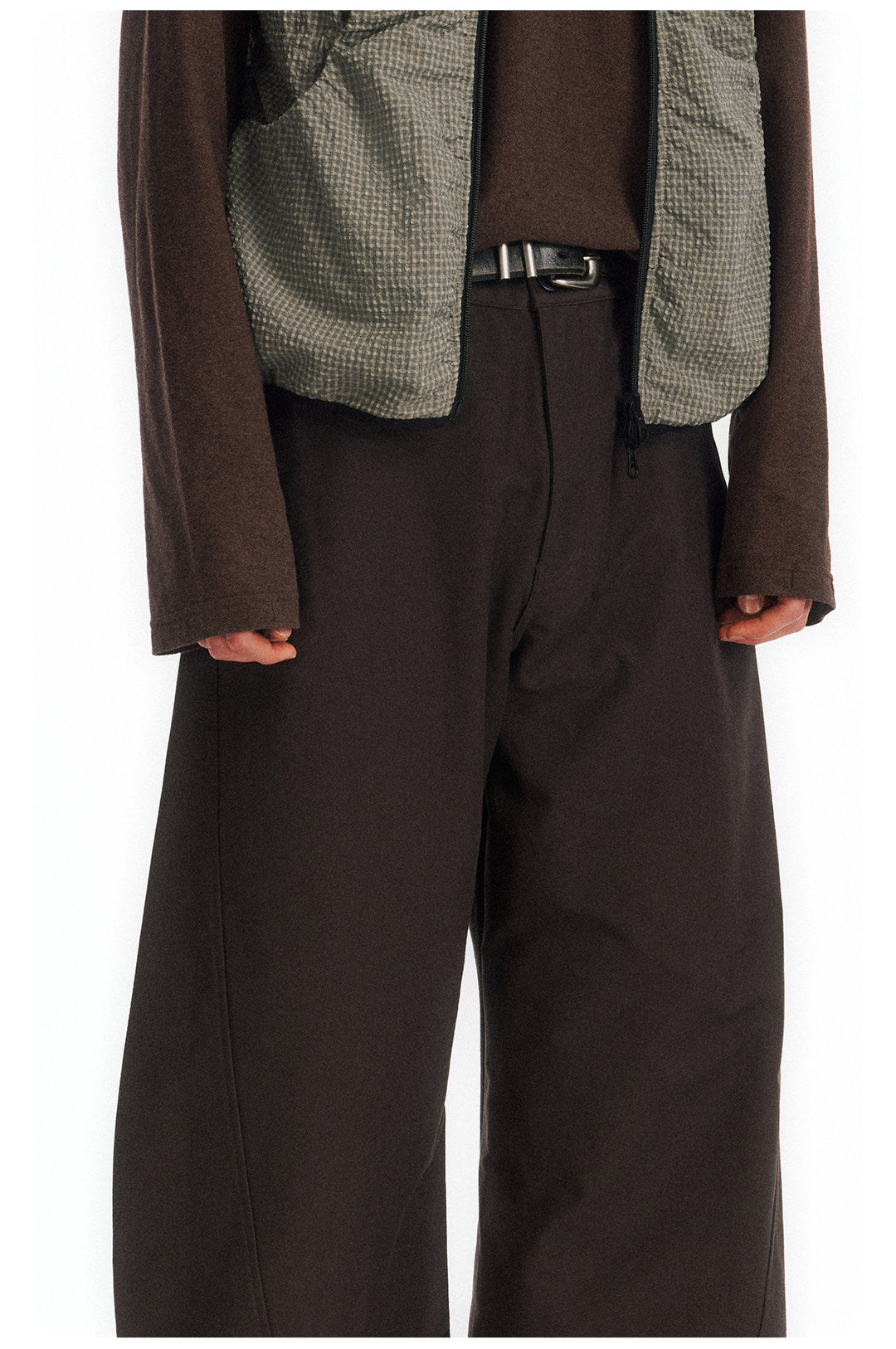 LOM030 Stesso modello Pantaloni ampi a curva 3D resistenti alle rughe e rinfrescanti al tatto LOM060