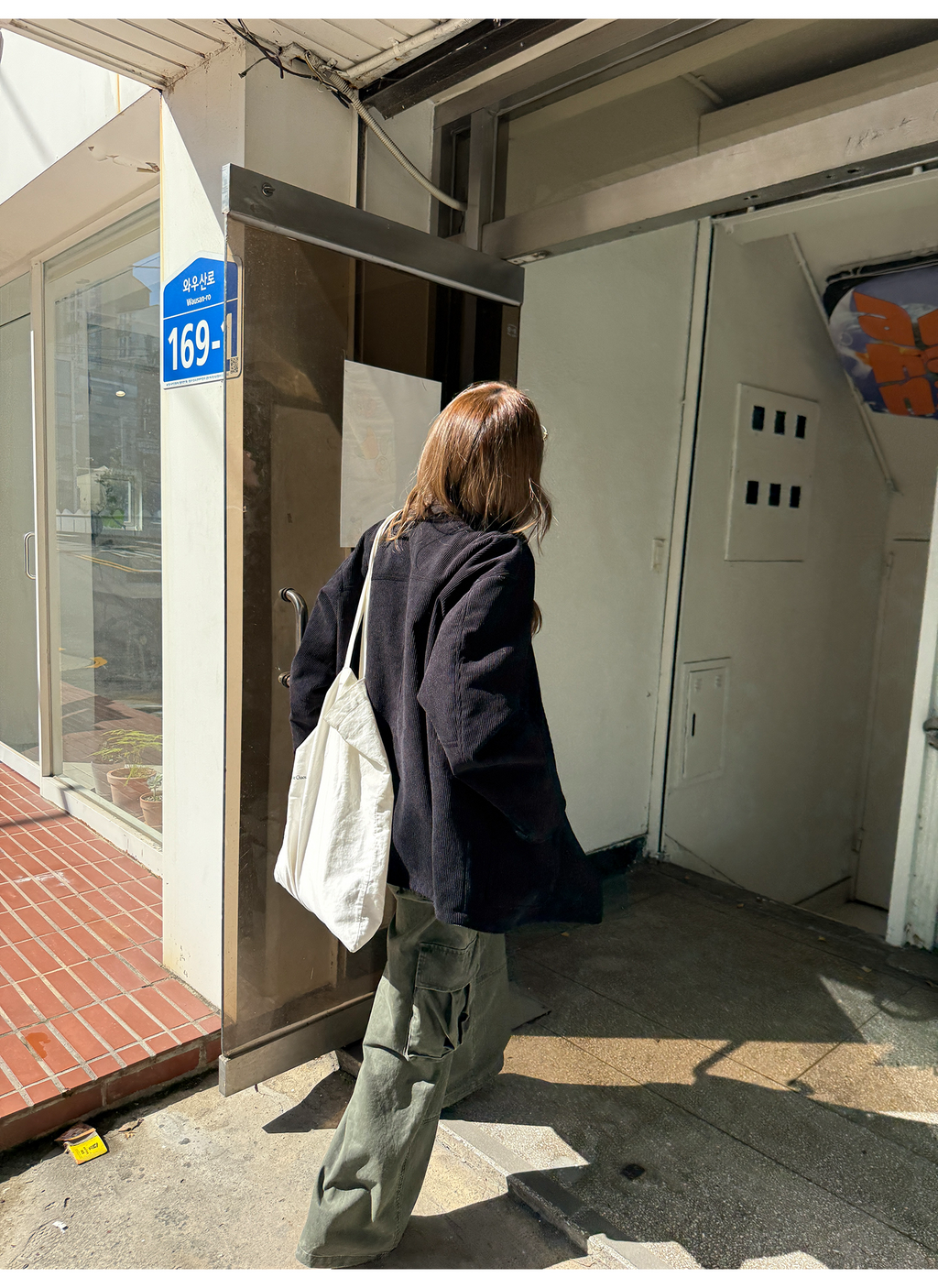 LelyMooch コーデュロイ リバーシブル中綿コート  LEM265