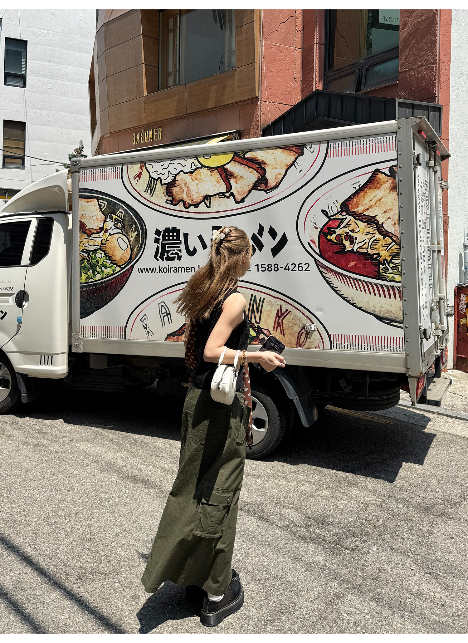 LelyMooch Aラインミディスカート  LEM172