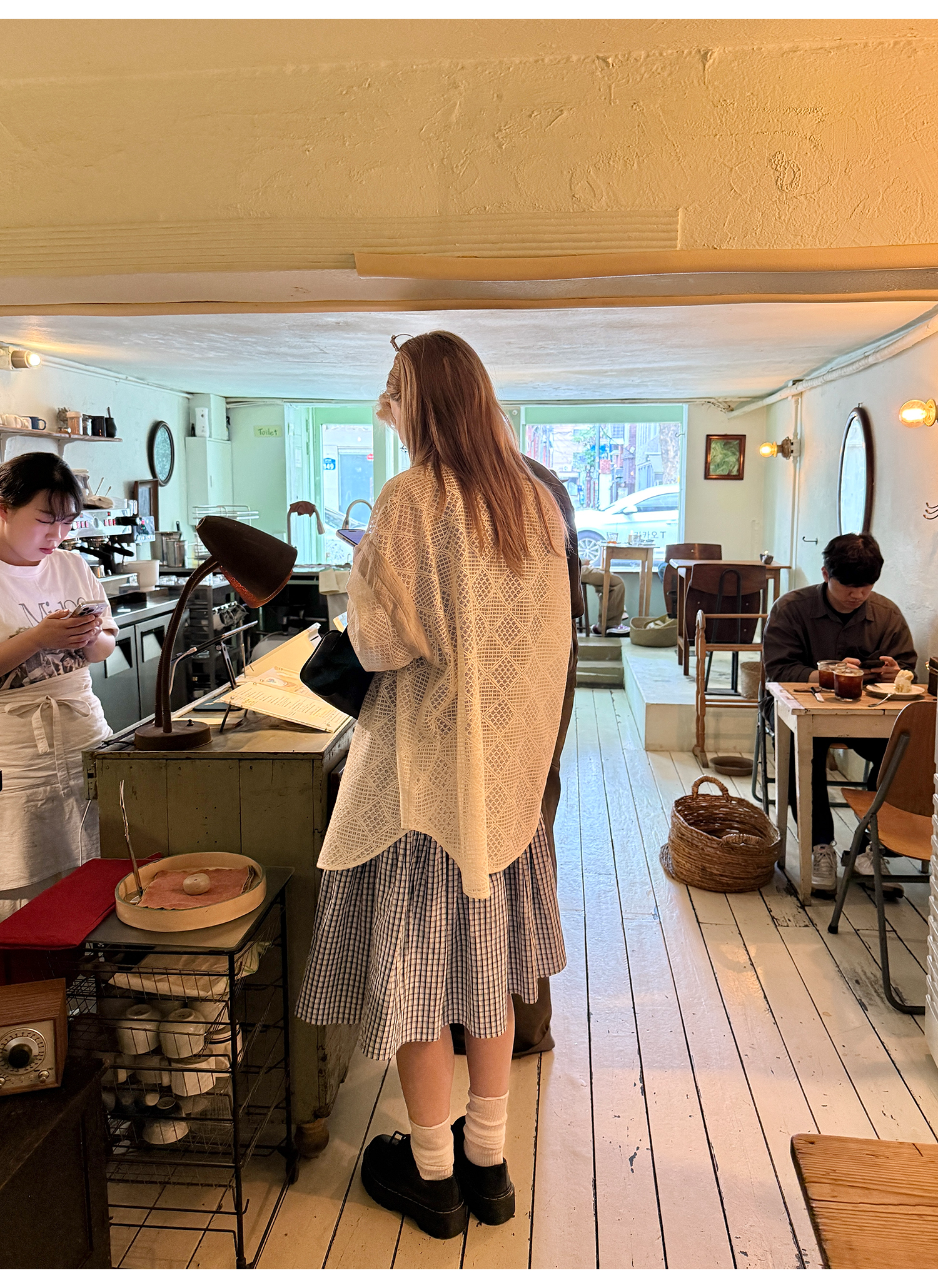 LelyMooch 2WAYギンガム スカート／チューブトップ  LEM176