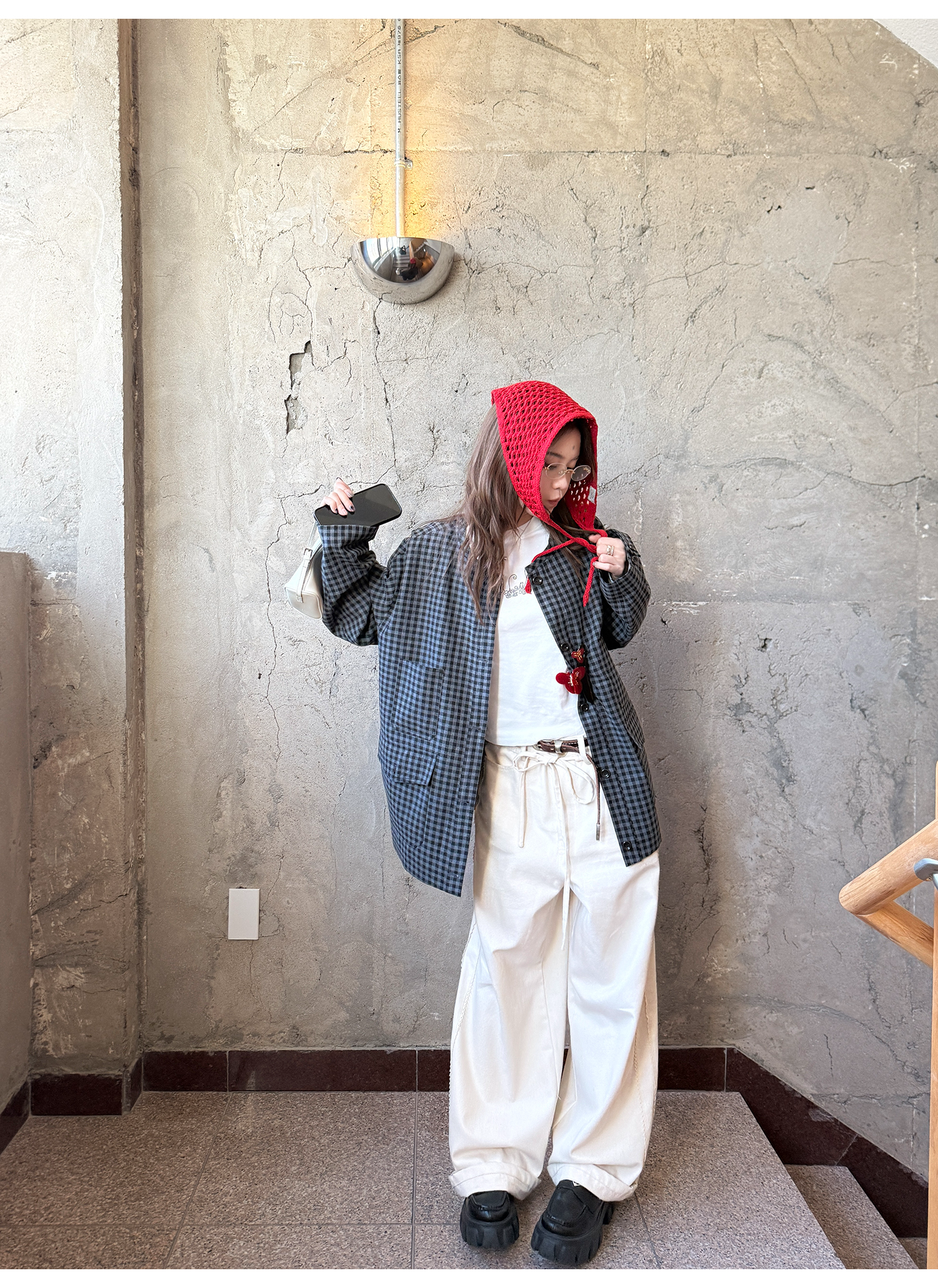 LelyMooch ウエストコードワイドパンツ  LEM229