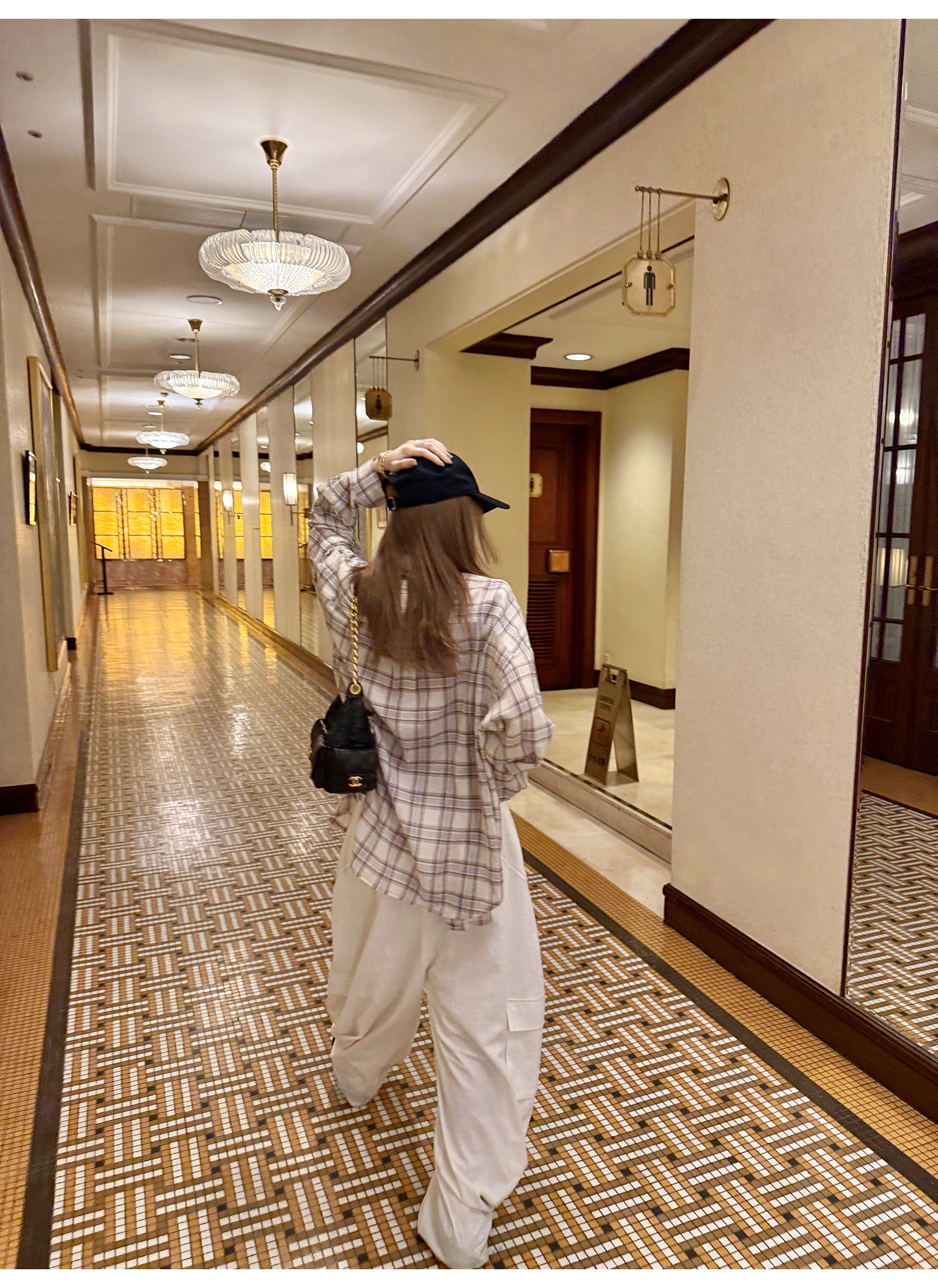 LelyMooch シアーチェックシャツ｜長袖  LEM197