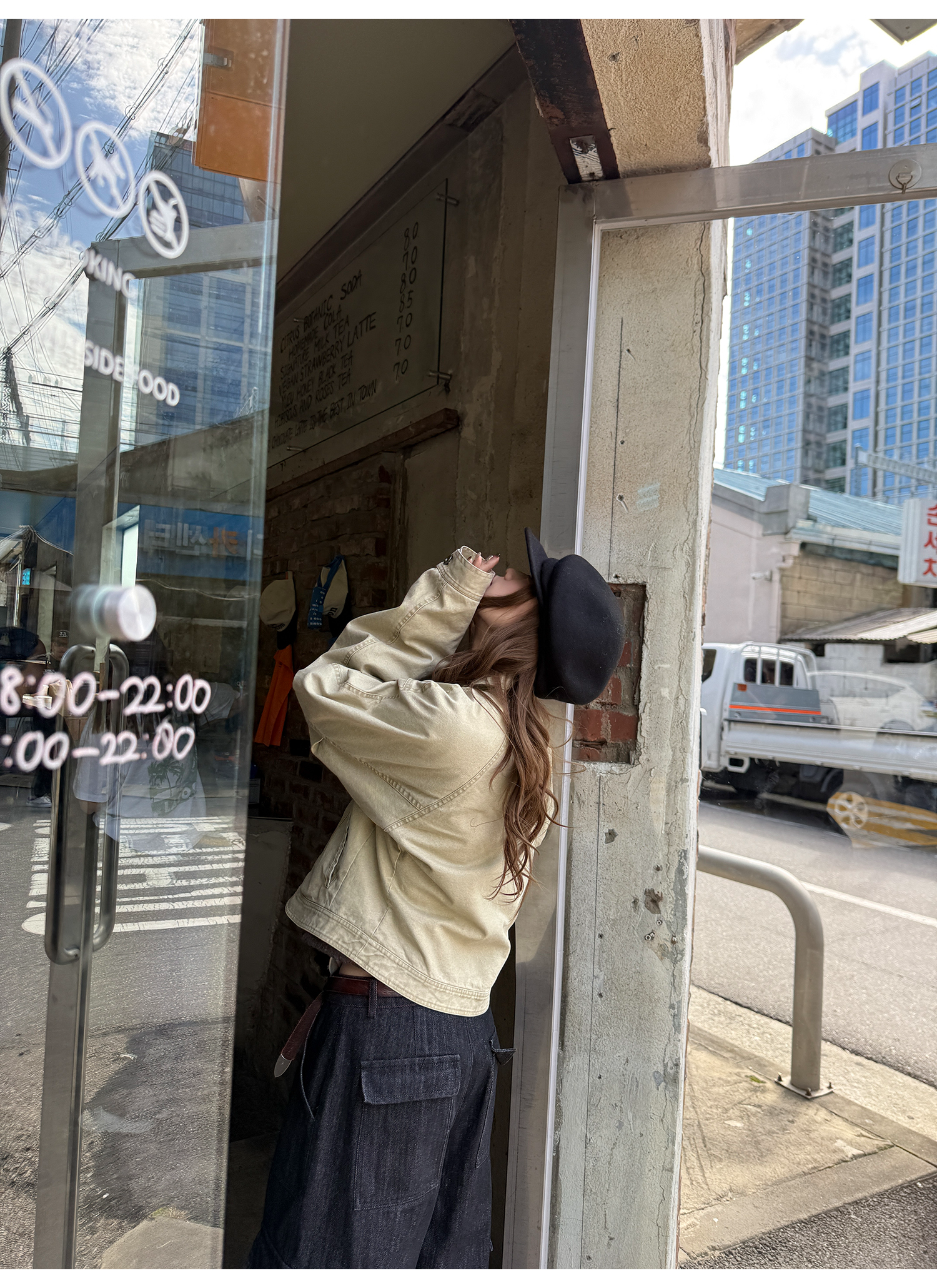 LelyMooch 裏フリースショートジャケット  LEM256