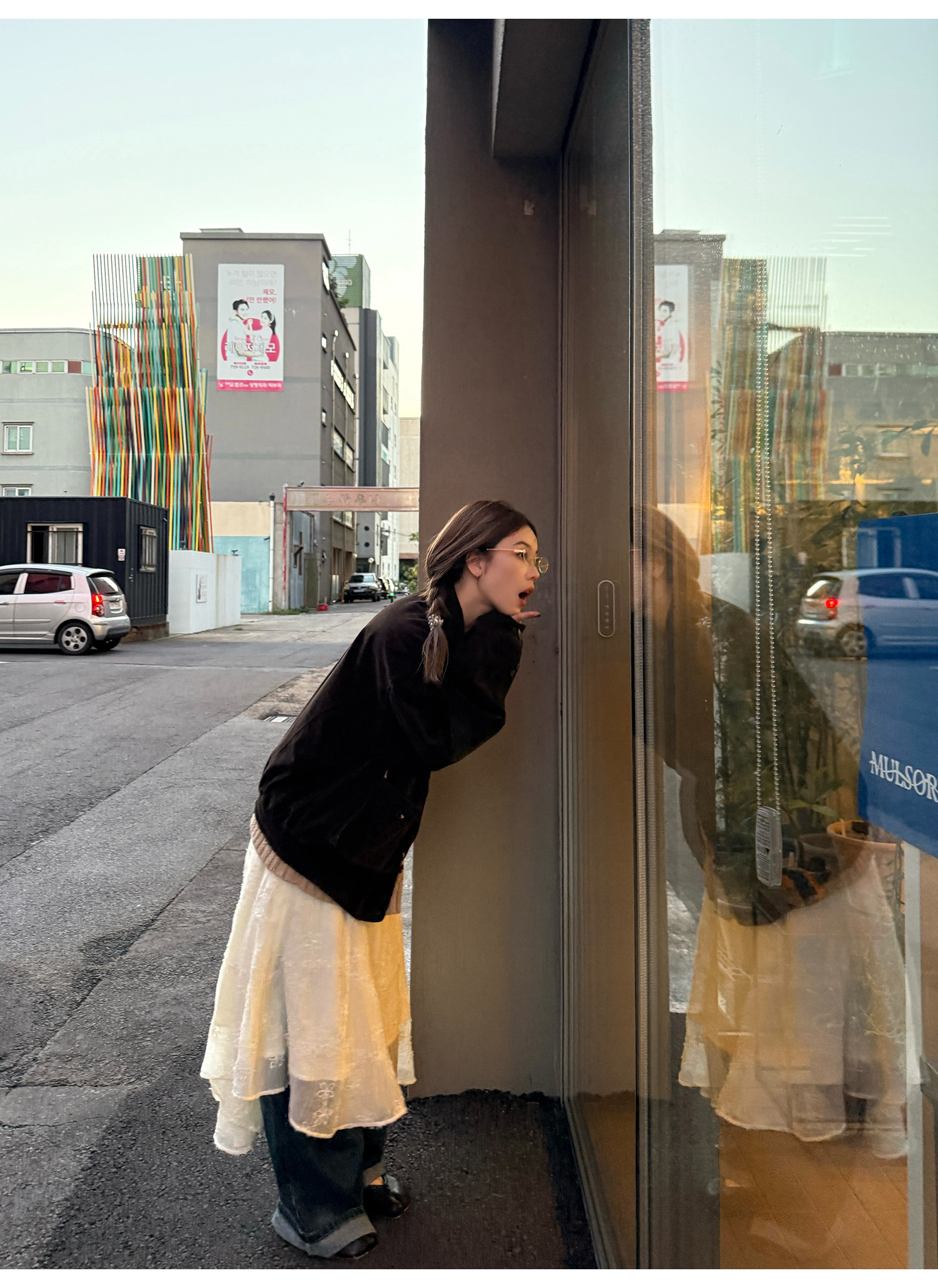 LelyMooch リバーシブルスエードジャケット  LEM250