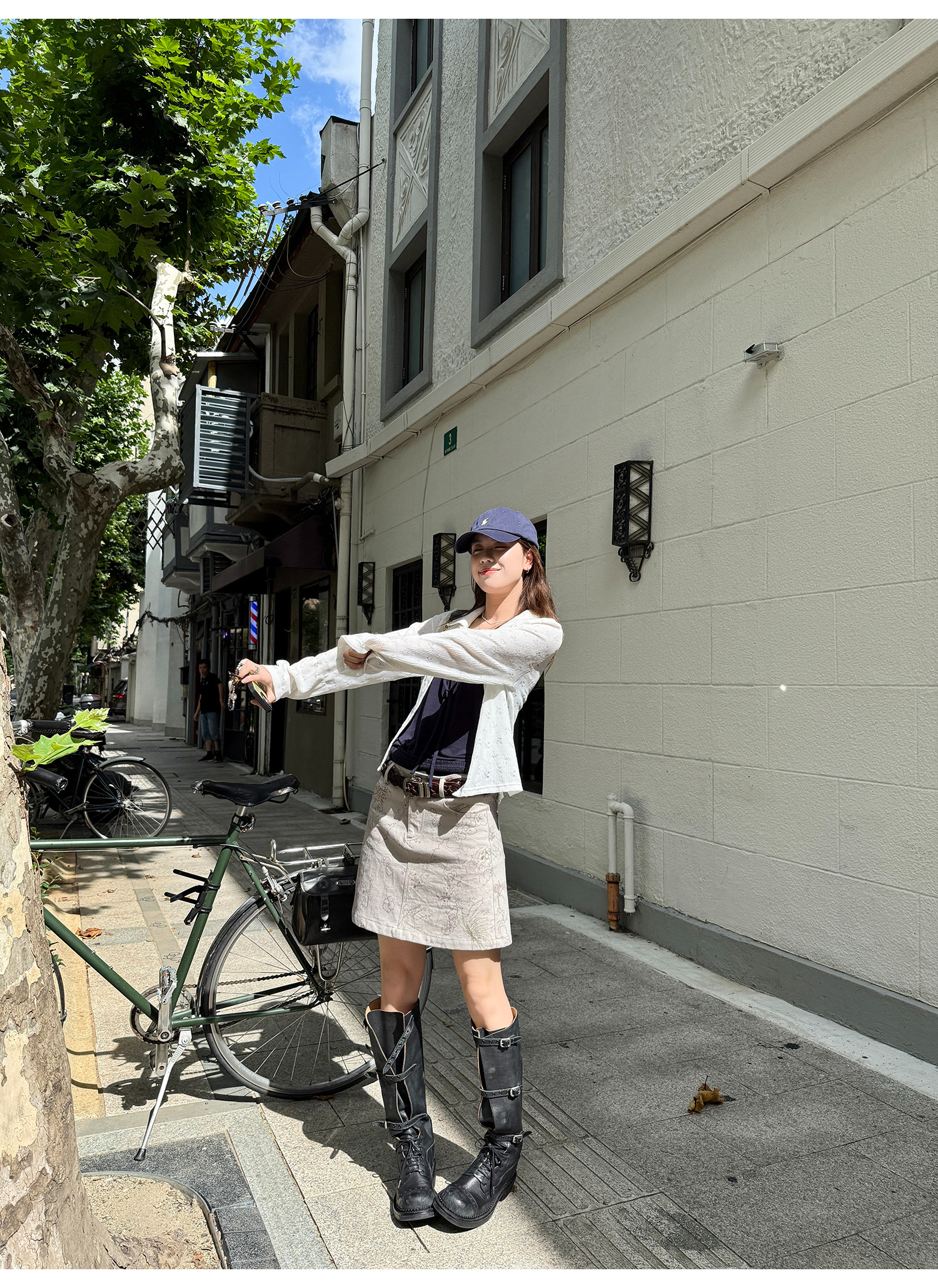 LelyMooch ニットカーデ＆レースキャミセット  LEM209