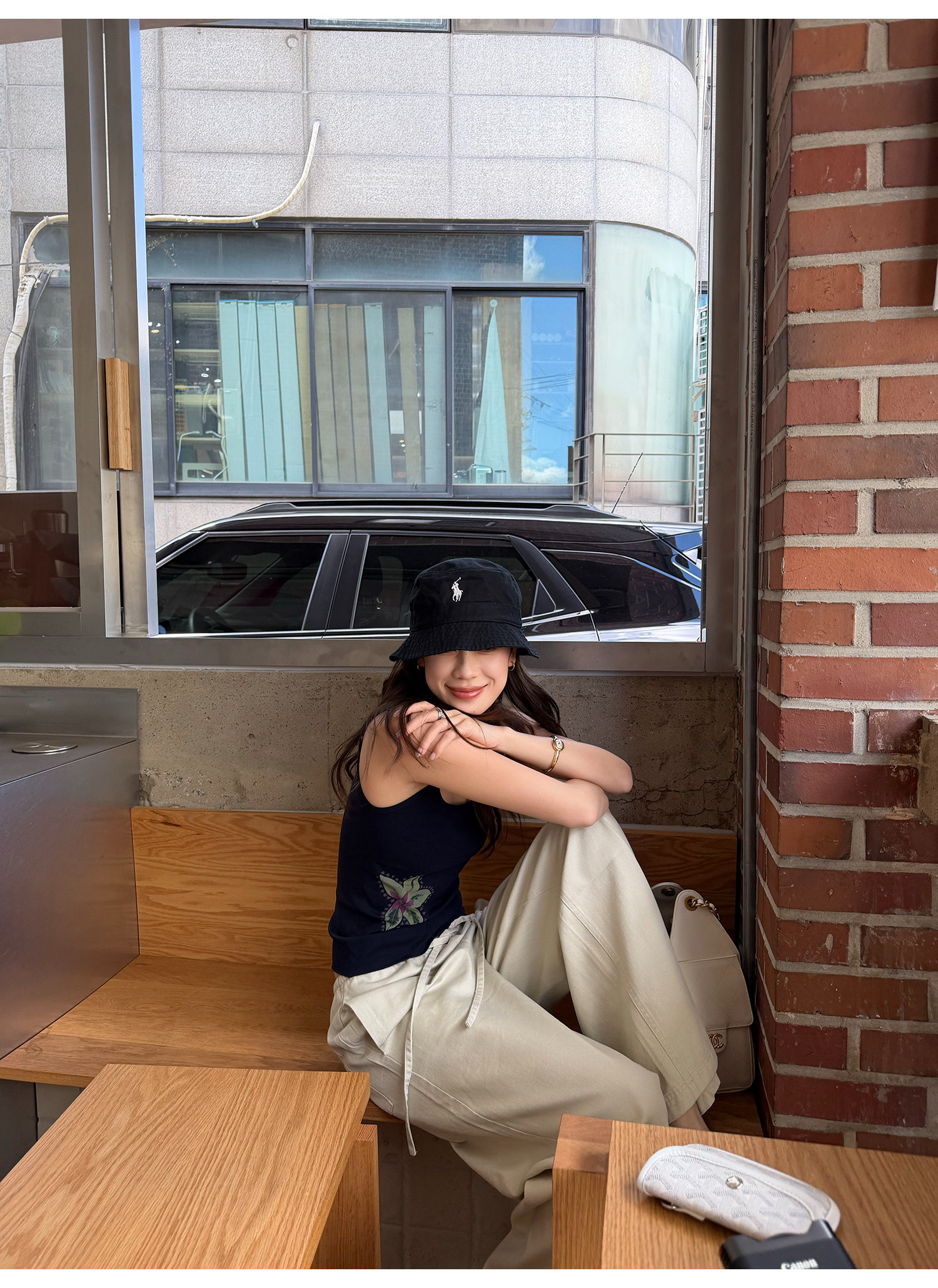 LelyMooch さらっと穿ける リネン混ワイドパンツ  LEM369