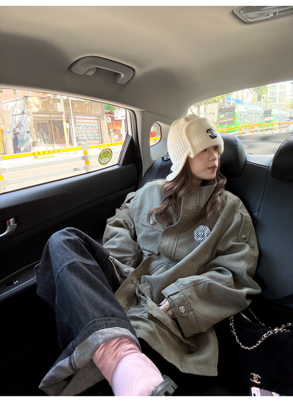 LelyMooch ヴィンテージ風クロスボタンワークジャケット  LEM262