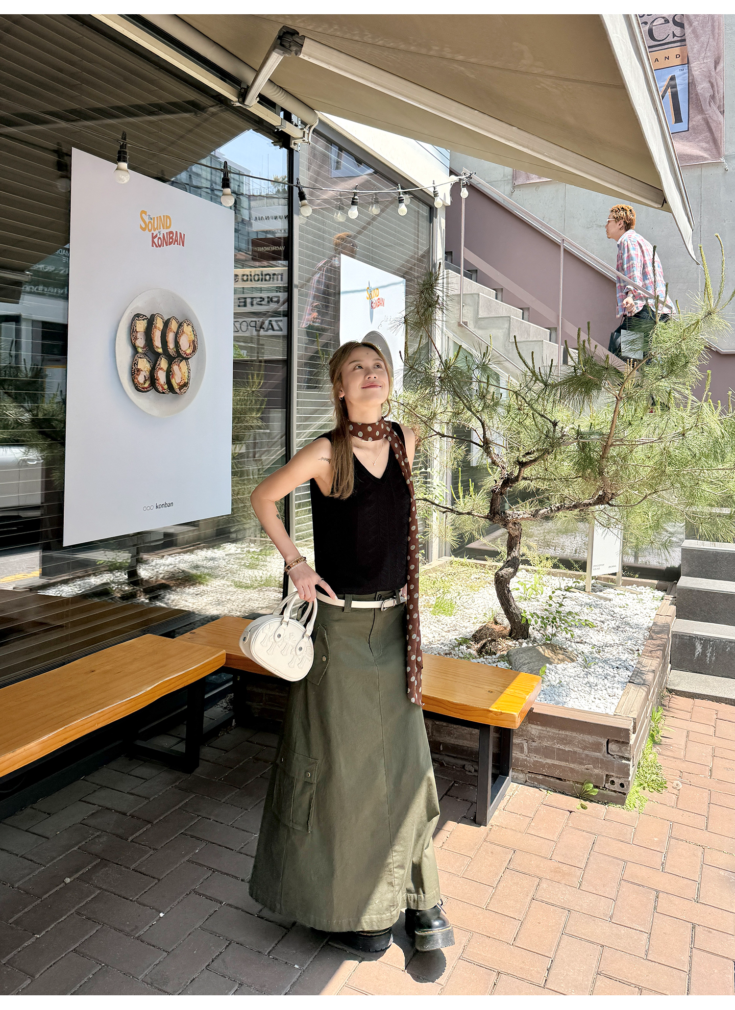 LelyMooch Aラインミディスカート  LEM172