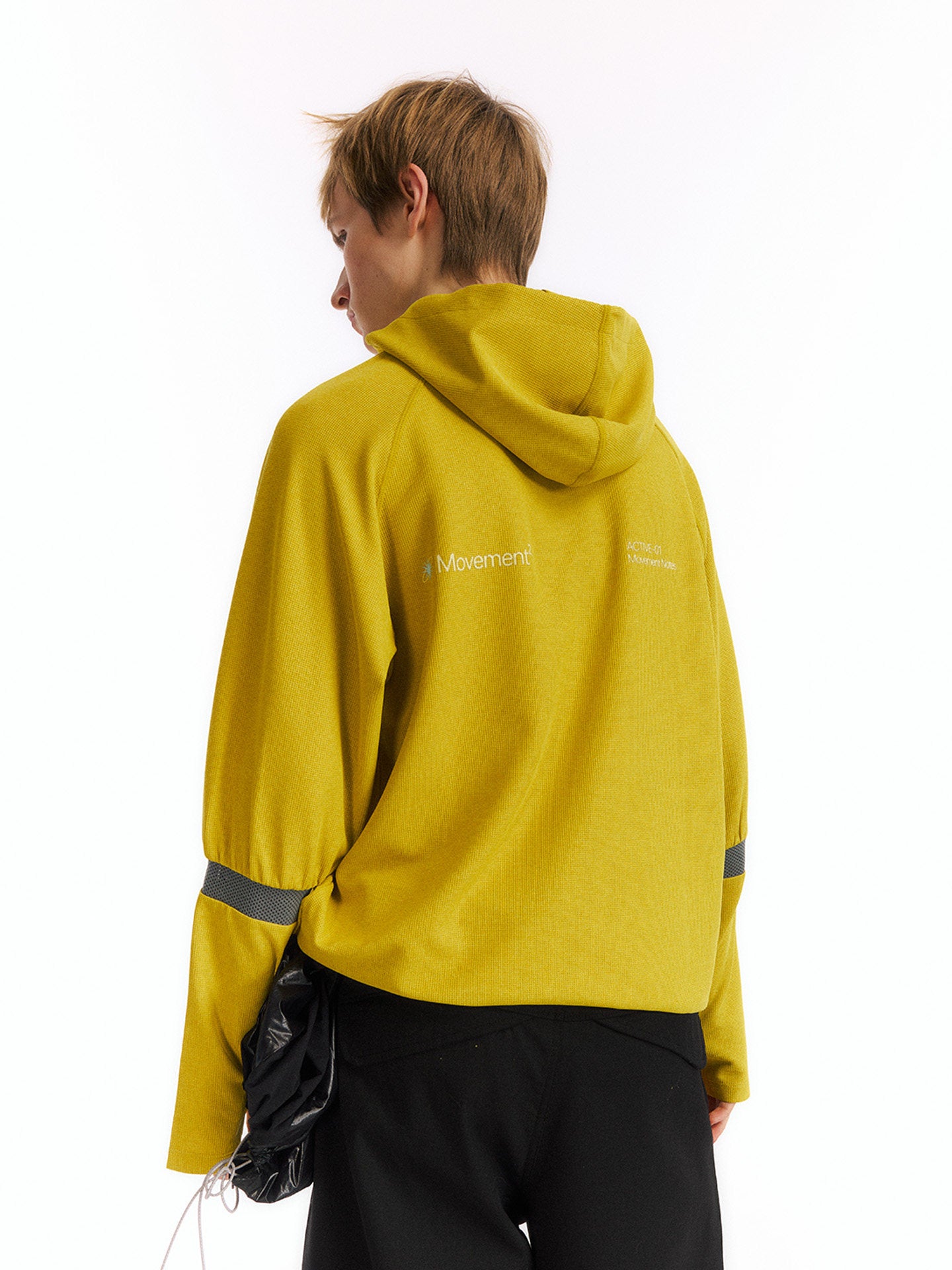 メッシュワッフルフーディー  LOM091