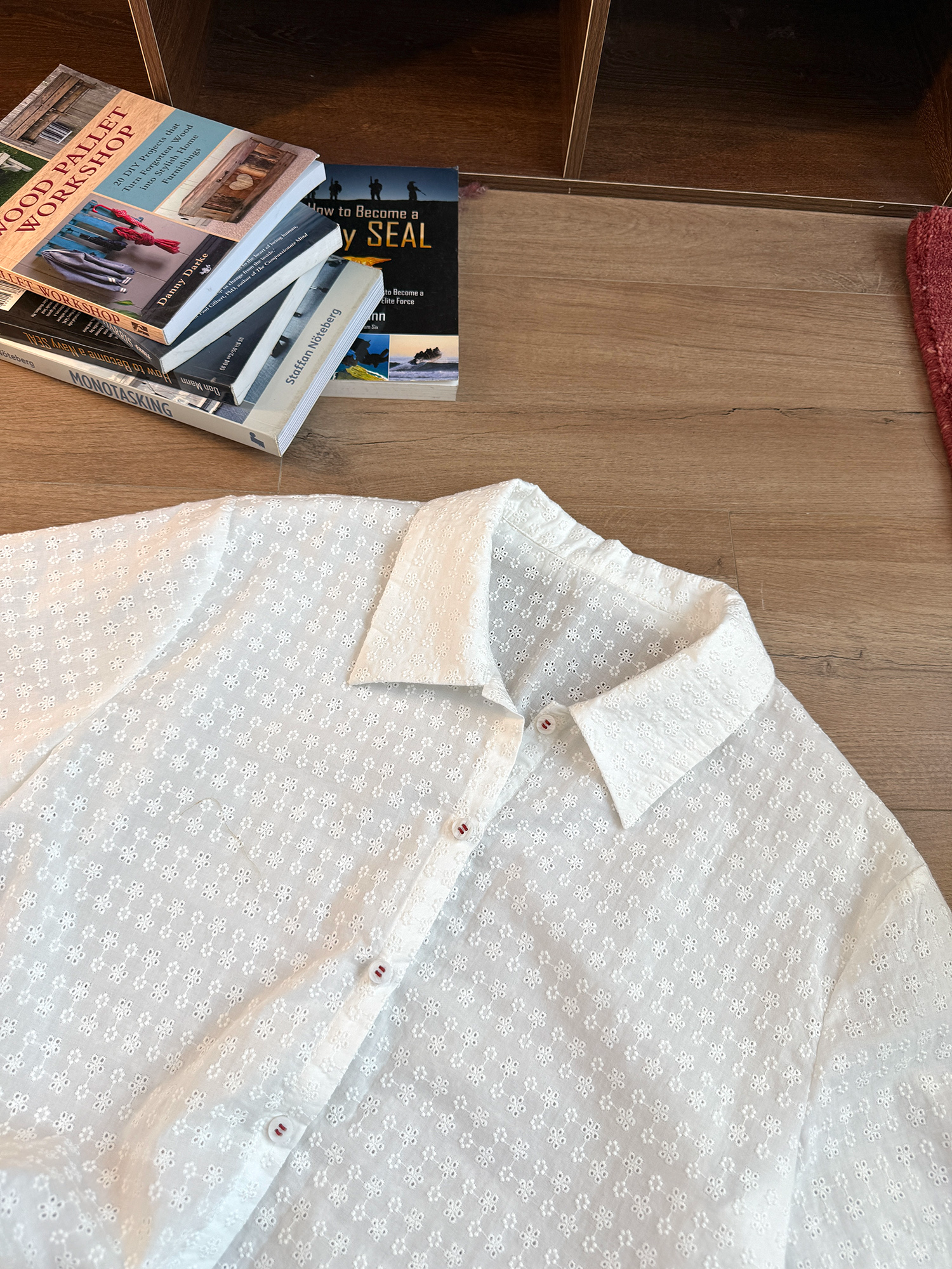 LelyMooch レース花柄コットンシャツ  LEM192