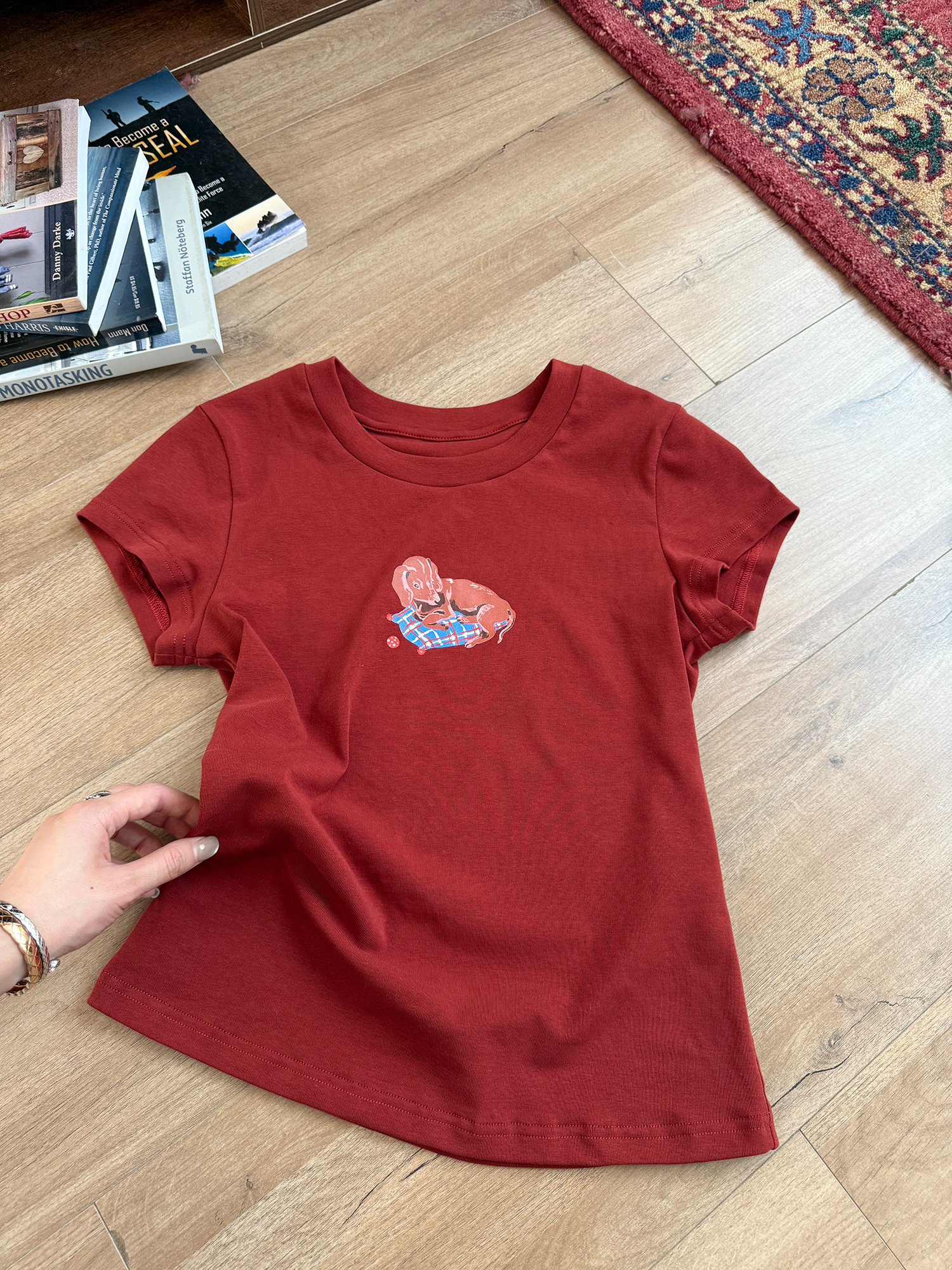 LelyMooch 赤いダックスT🐶  LEM193