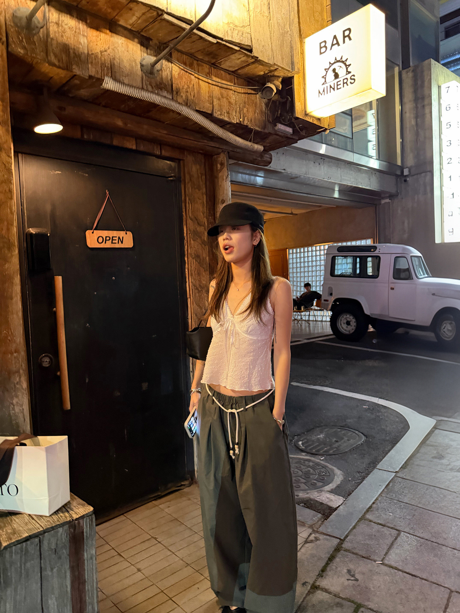 LelyMooch こなれ感ダブルウエスト カーブパンツ  LEM367