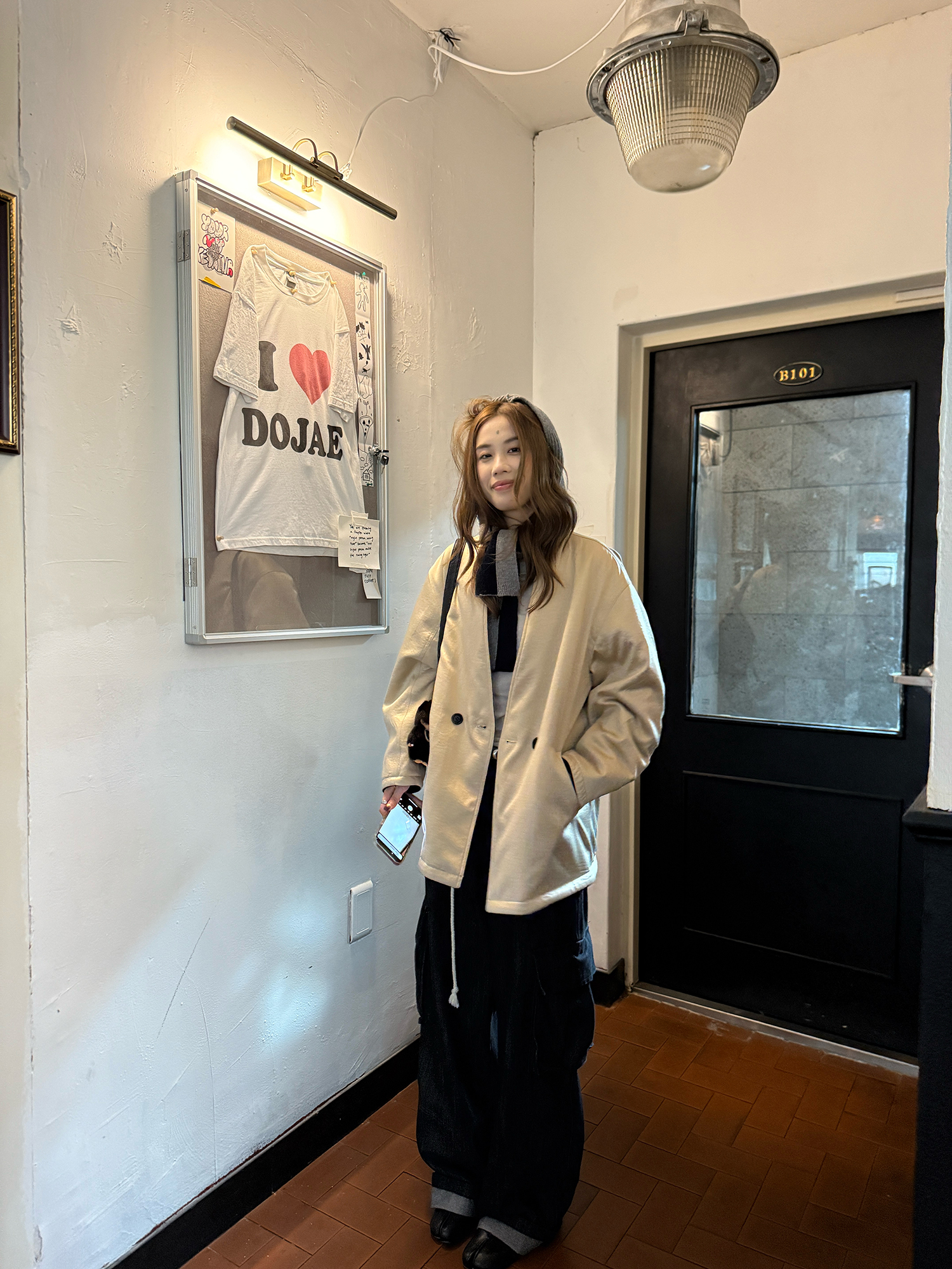 LelyMooch コーデュロイ リバーシブル中綿コート  LEM265