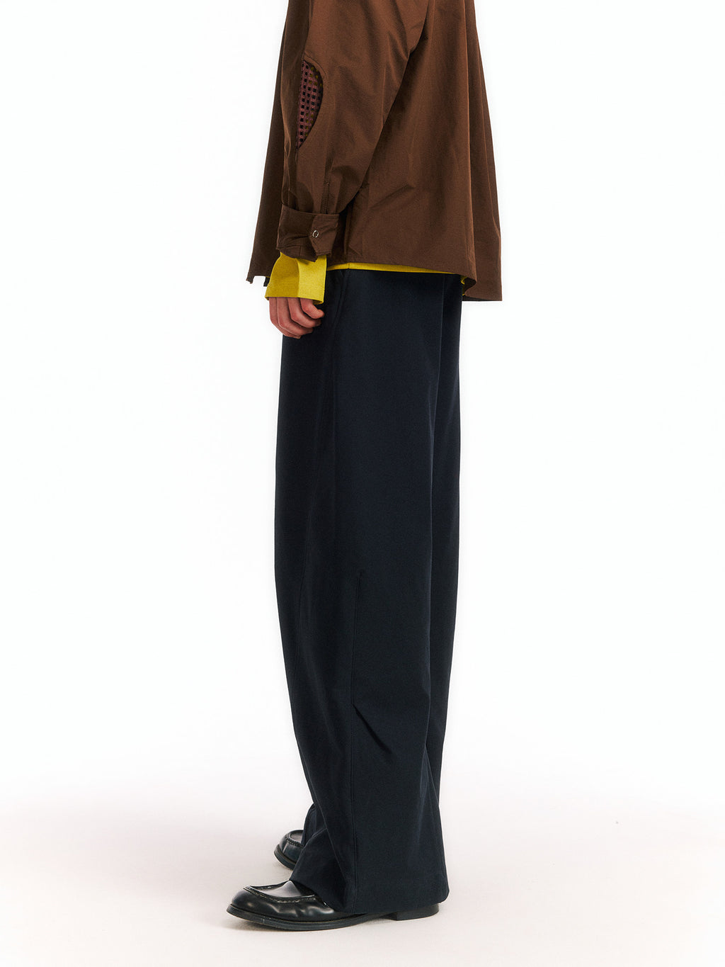 LOM030 Stesso modello Pantaloni ampi a curva 3D resistenti alle rughe e rinfrescanti al tatto LOM060