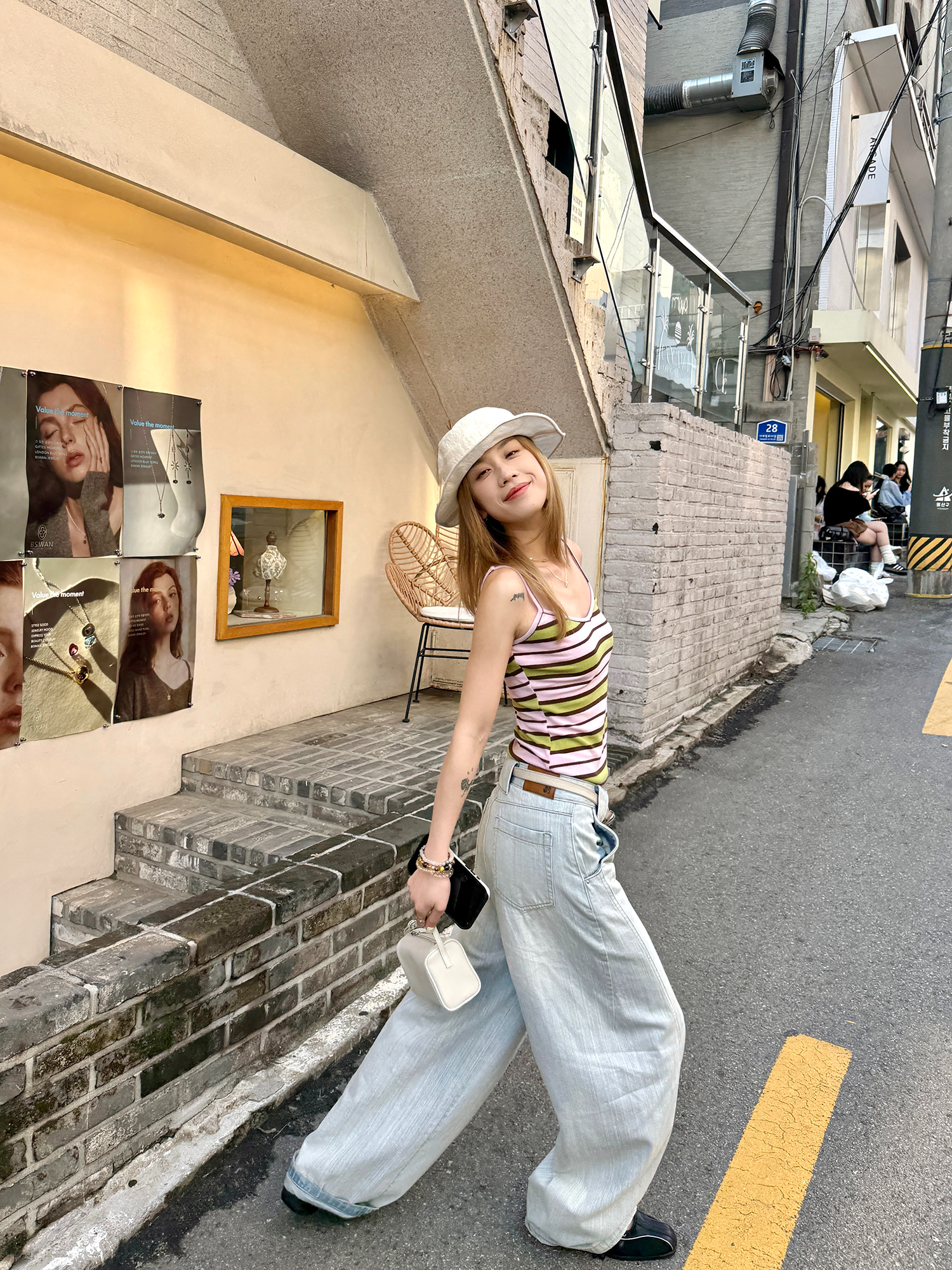 LelyMooch グァバ・ストライプキャミ  LEM164