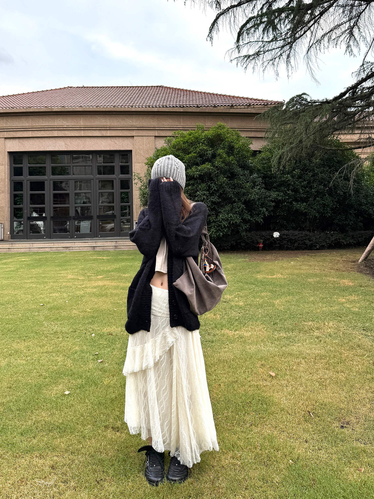 LelyMooch 3段レーススカート フェミニン  LEM220