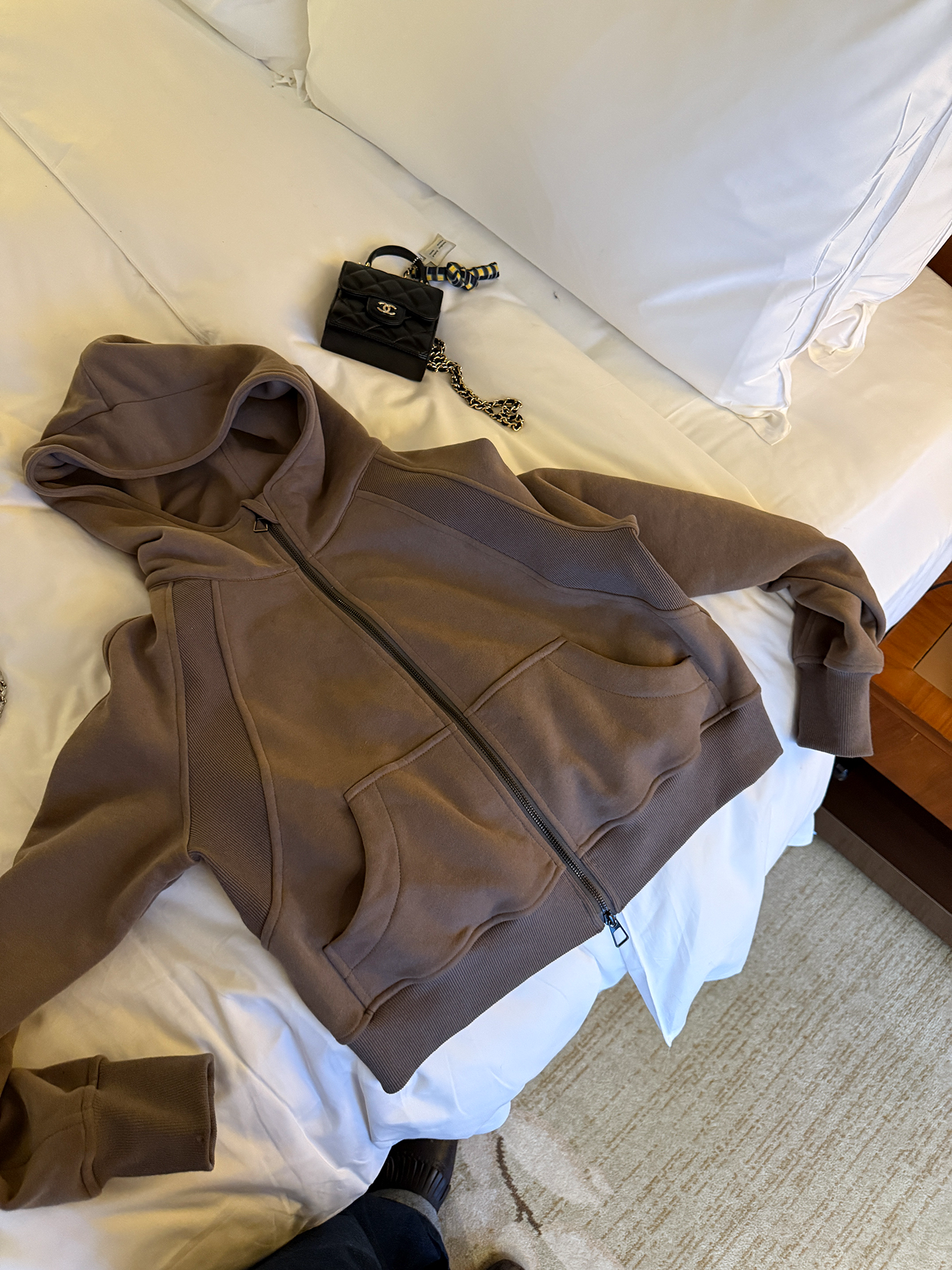 LelyMooch 裏起毛ジップアップフーディー　LEM275