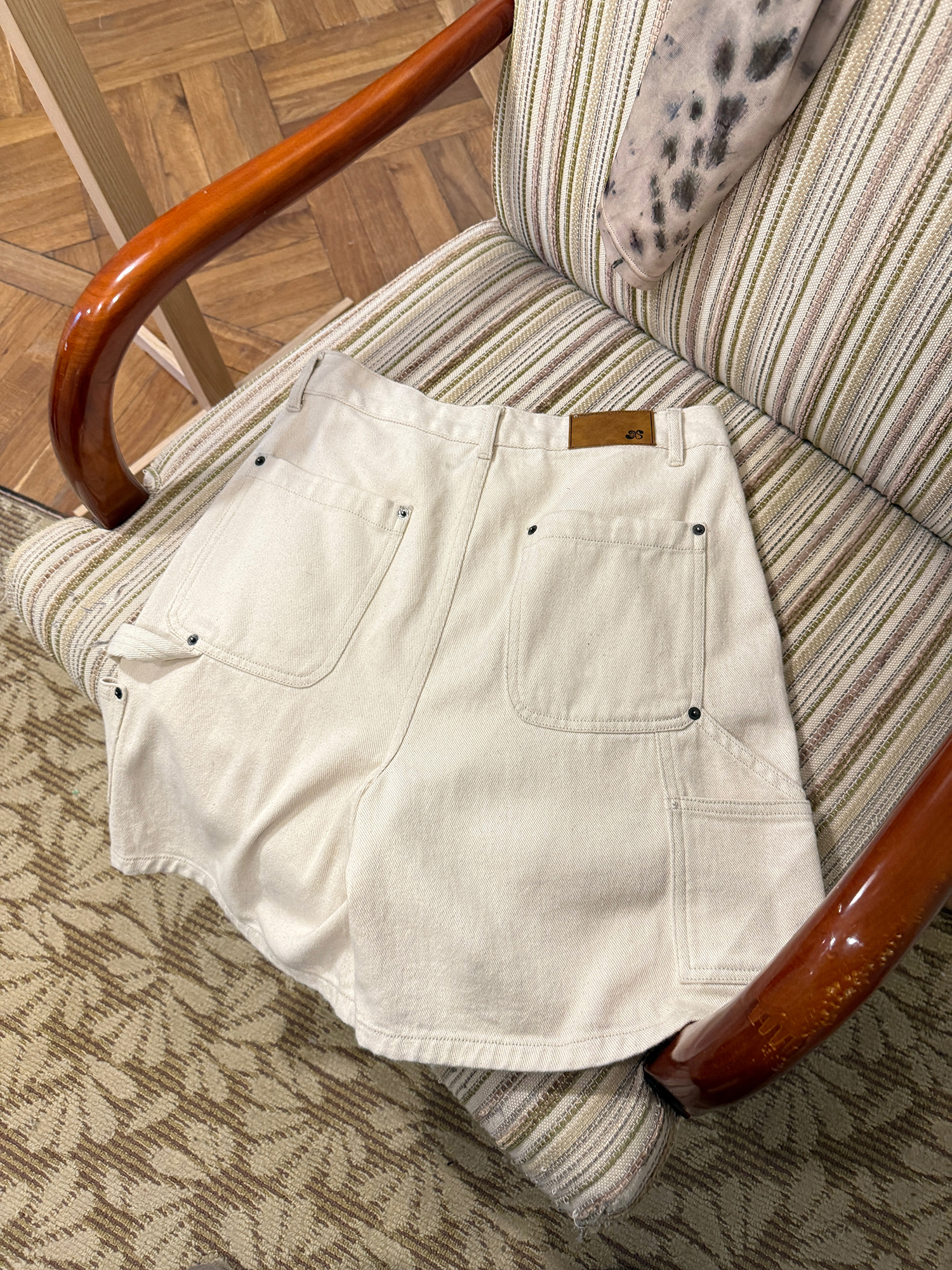 LelyMooch  夏万能デニム ハーフパンツ　マルチポケット  LEM118