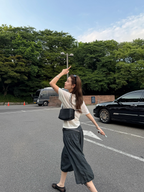 LelyMooch 風をまとう、ギャザーバルーンパンツ  LEM365
