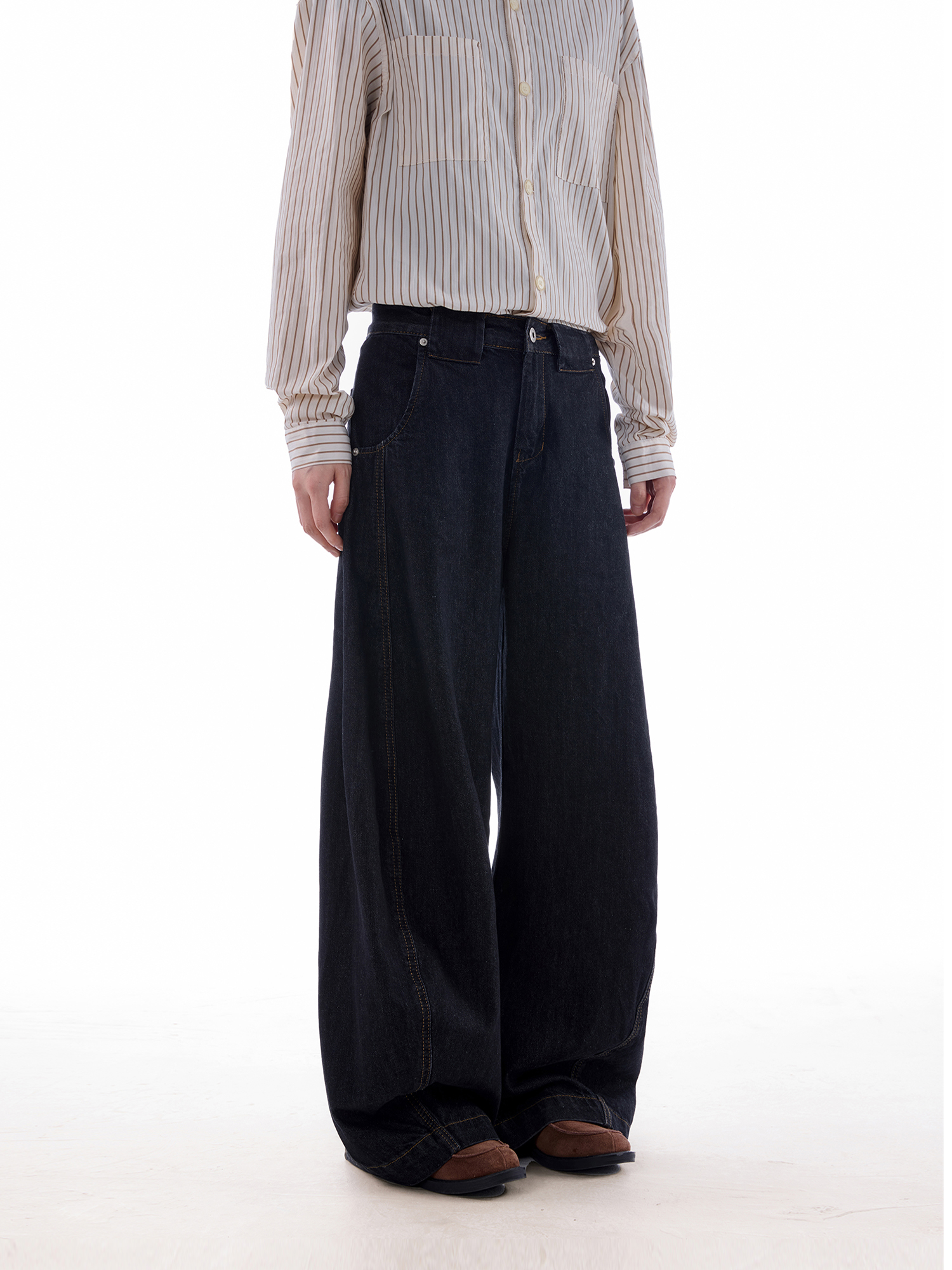 ゆったりガウチョ パンツ  LOM014