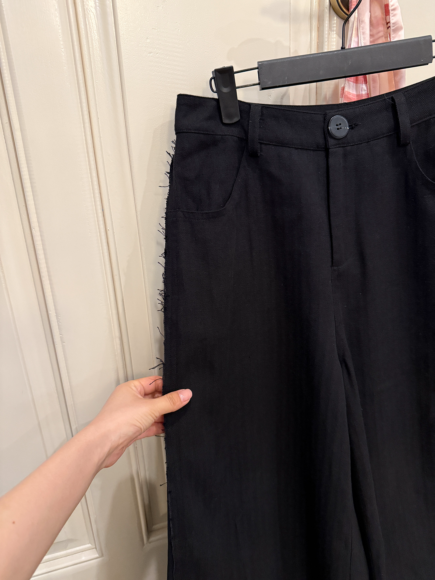 LelyMooch  シルエット抜群　ワイドスラックス  LEM121