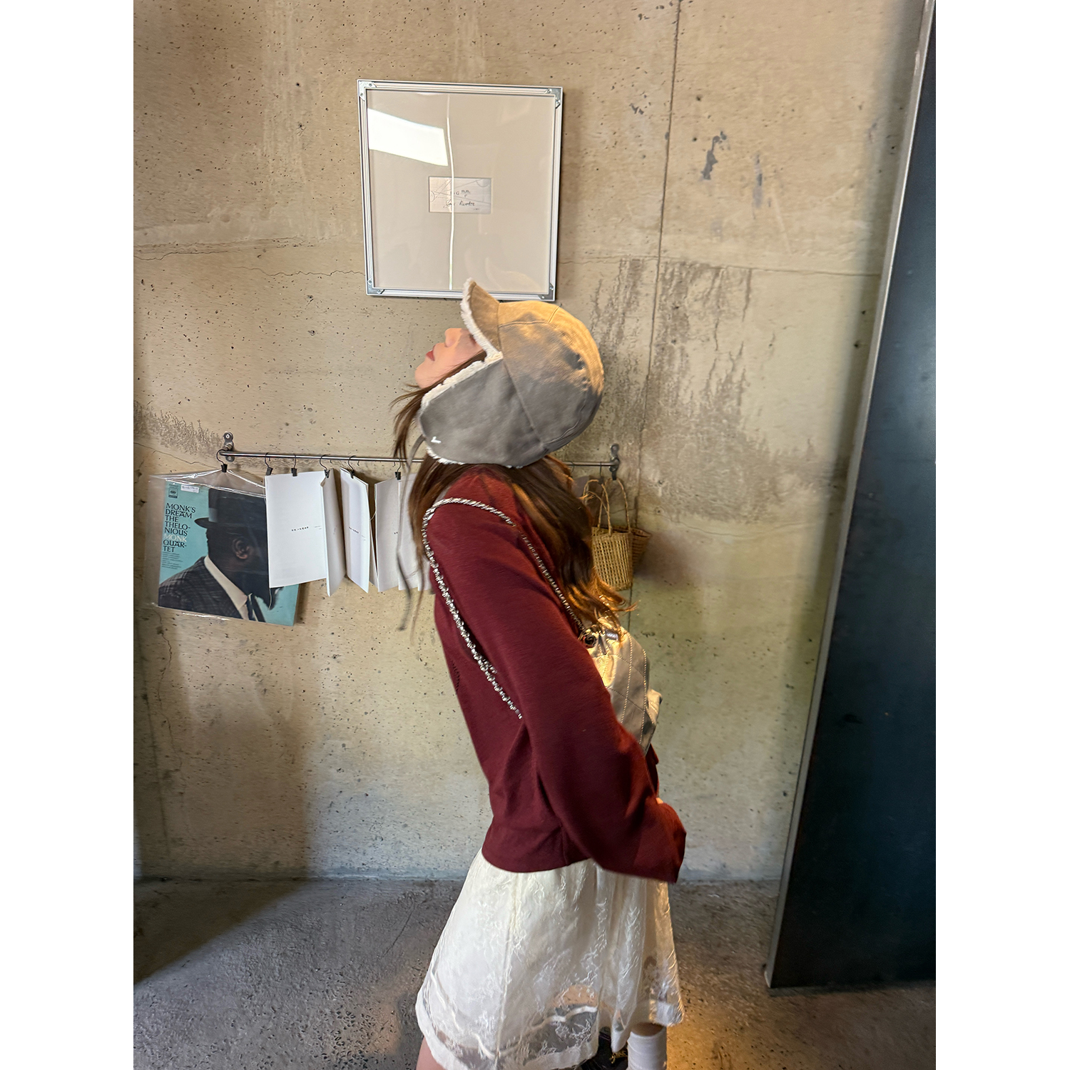 LelyMooch 刺繍ハートのベロアロンT　LEM241