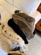 LelyMooch Cappotto con cappuccio in pile sherpa LEM269