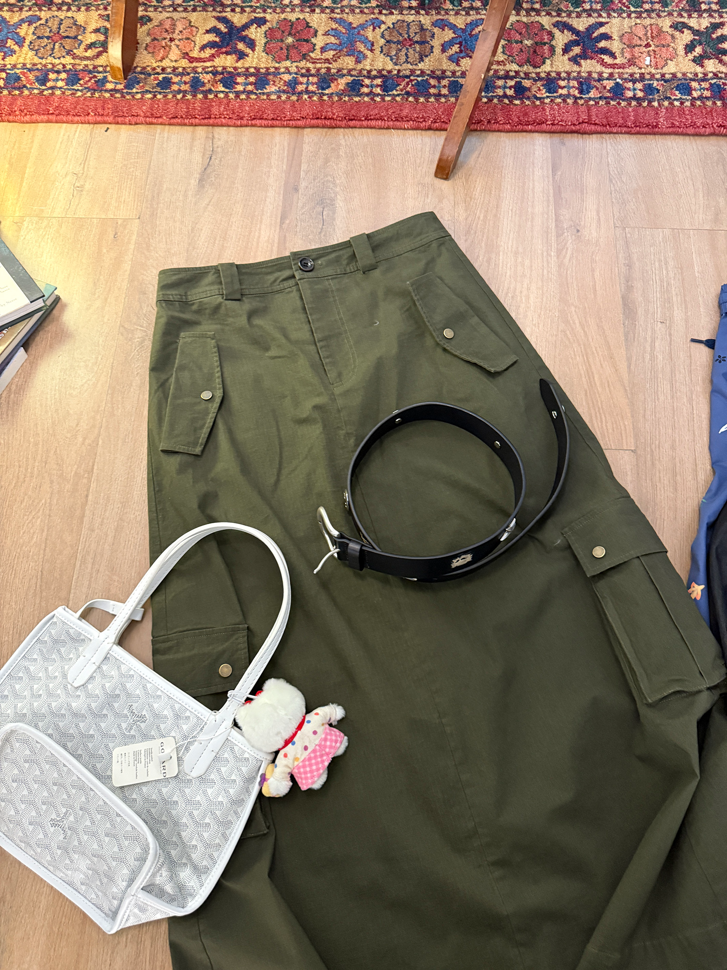 LelyMooch Aラインミディスカート  LEM172