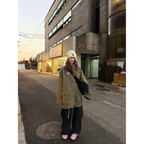 LelyMooch Vintage Cross Button Work Jacket LEM262