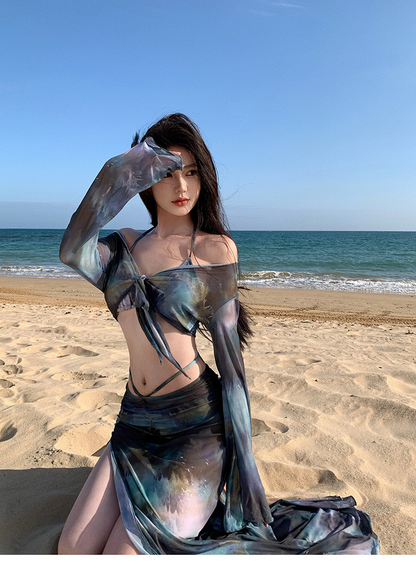 LoomL 温泉・海・リゾートに！4点セット水着 LOM021