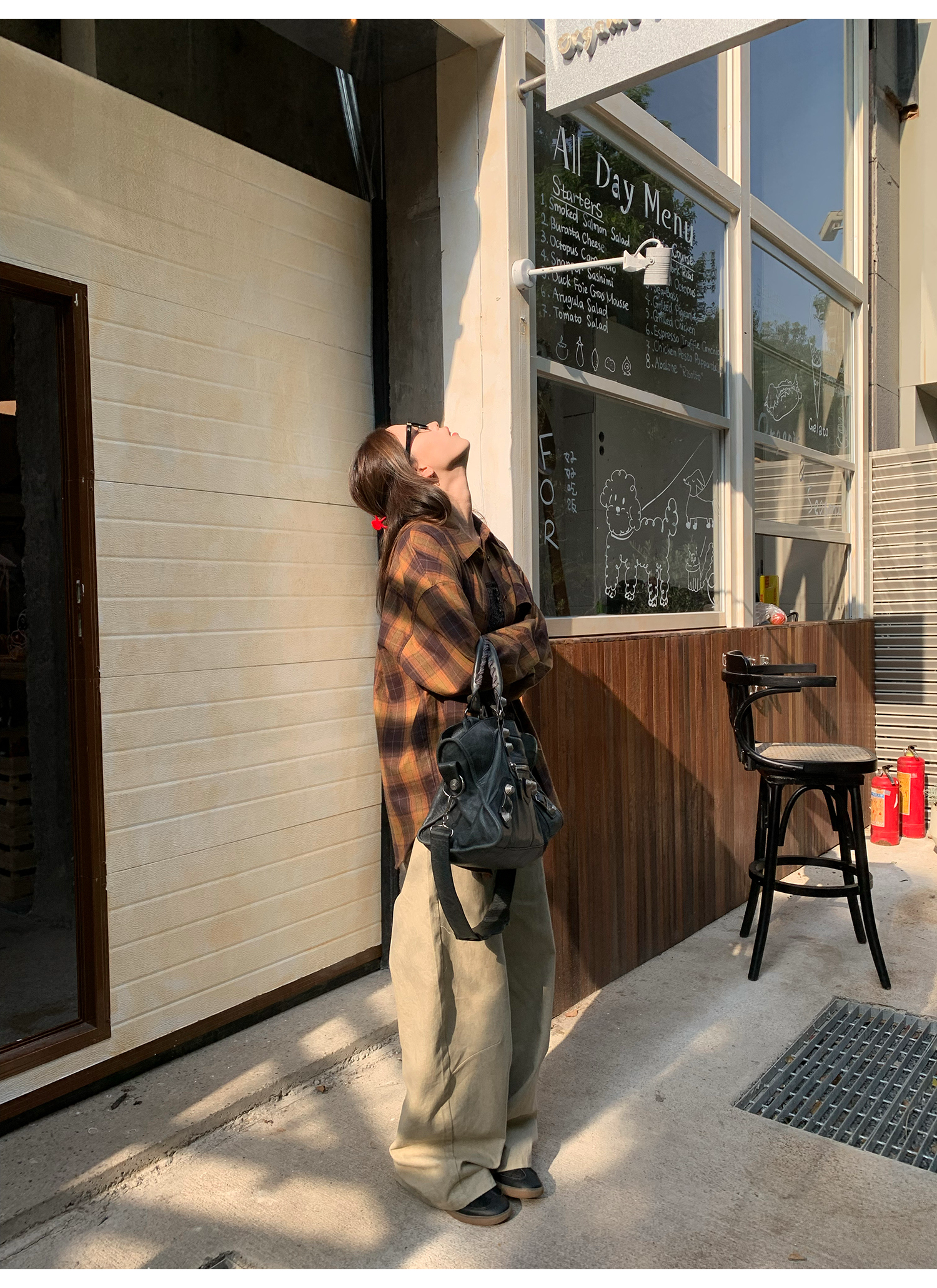LelyMooch  定番で合わせやすい✨バックポケット パンツ  LEM170