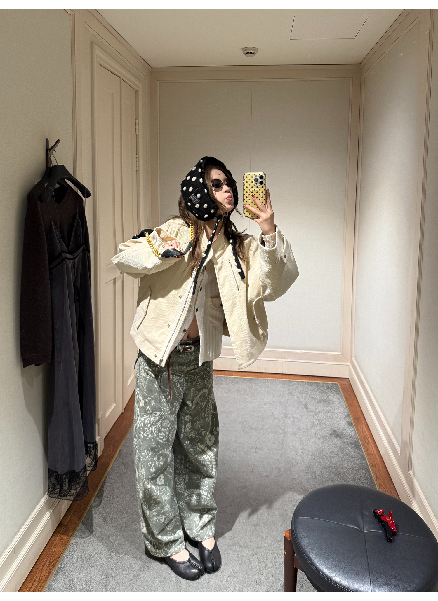 LelyMooch 厚手コーデュロイライダースジャケット LEM245