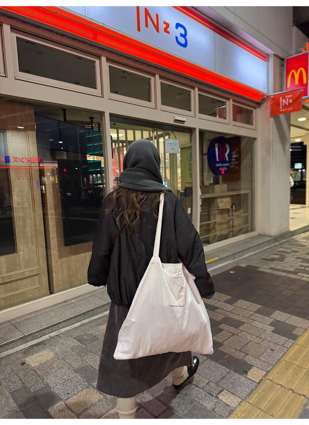 LelyMooch 光沢バイカラーブルゾン｜ボア切替×トグルボタン  LEM280