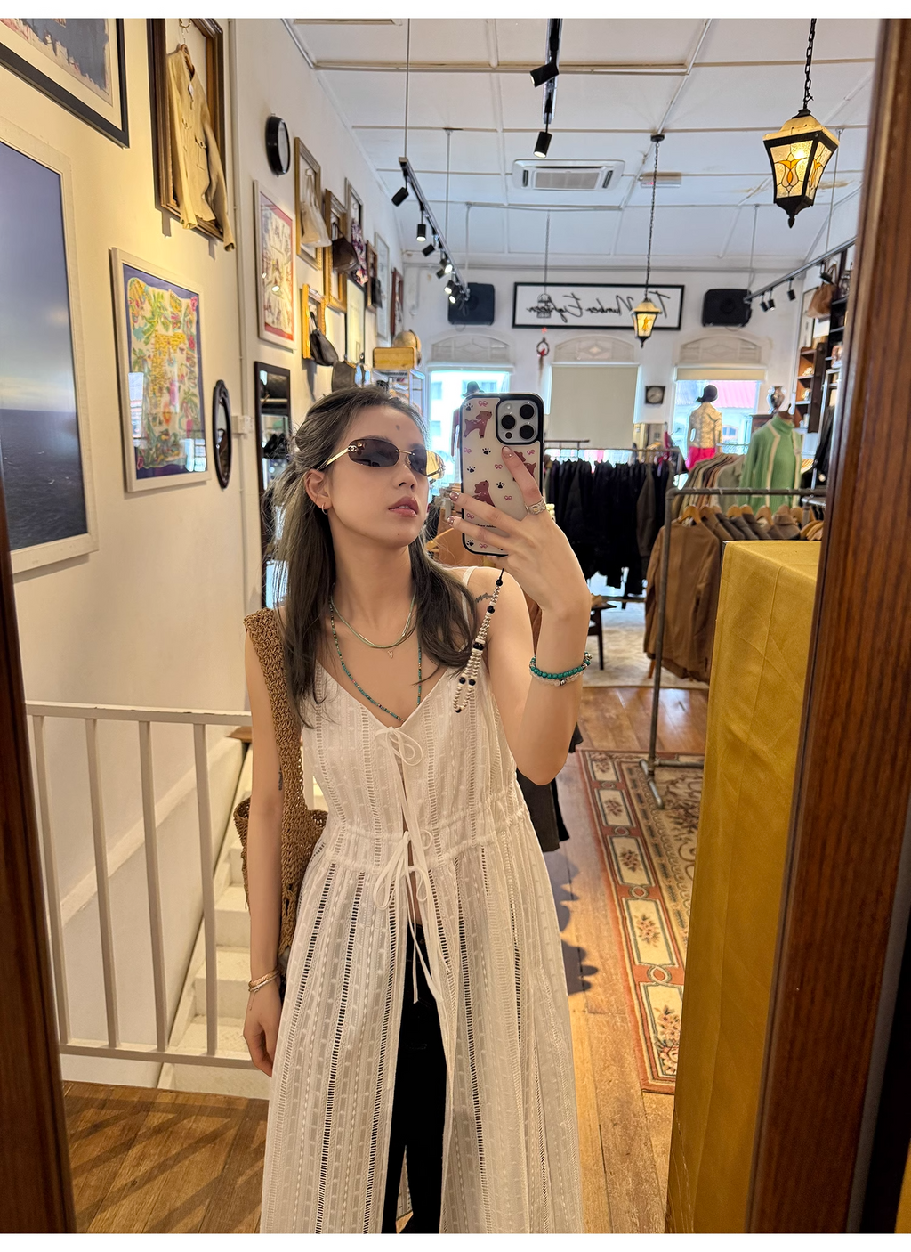 LelyMooch  リゾート ホルターネック ワンピース  LEM103