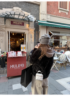 LelyMooch Cappotto con cappuccio in pile sherpa LEM269