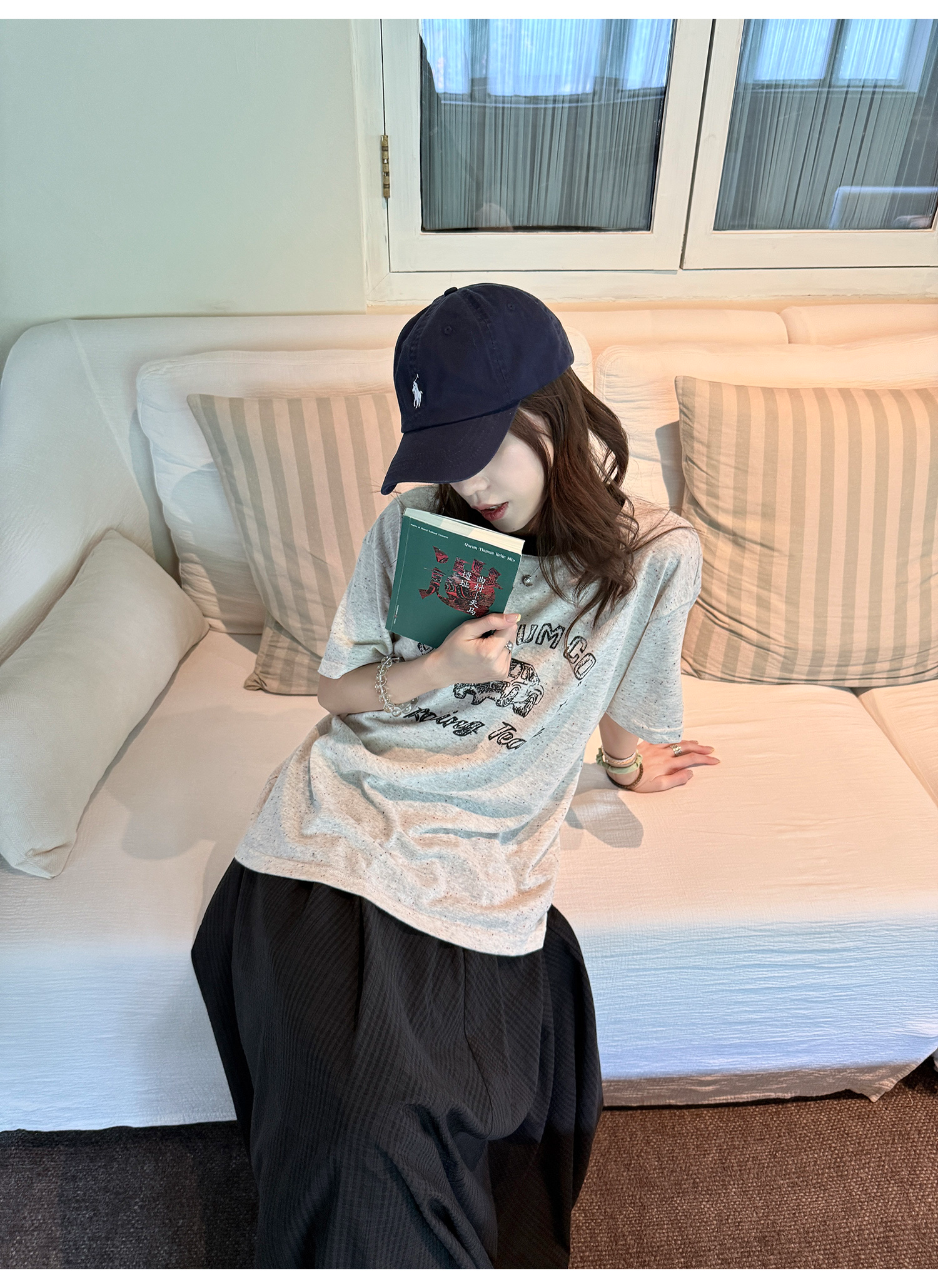 LelyMooch カラーポイントTシャツ  LEM207